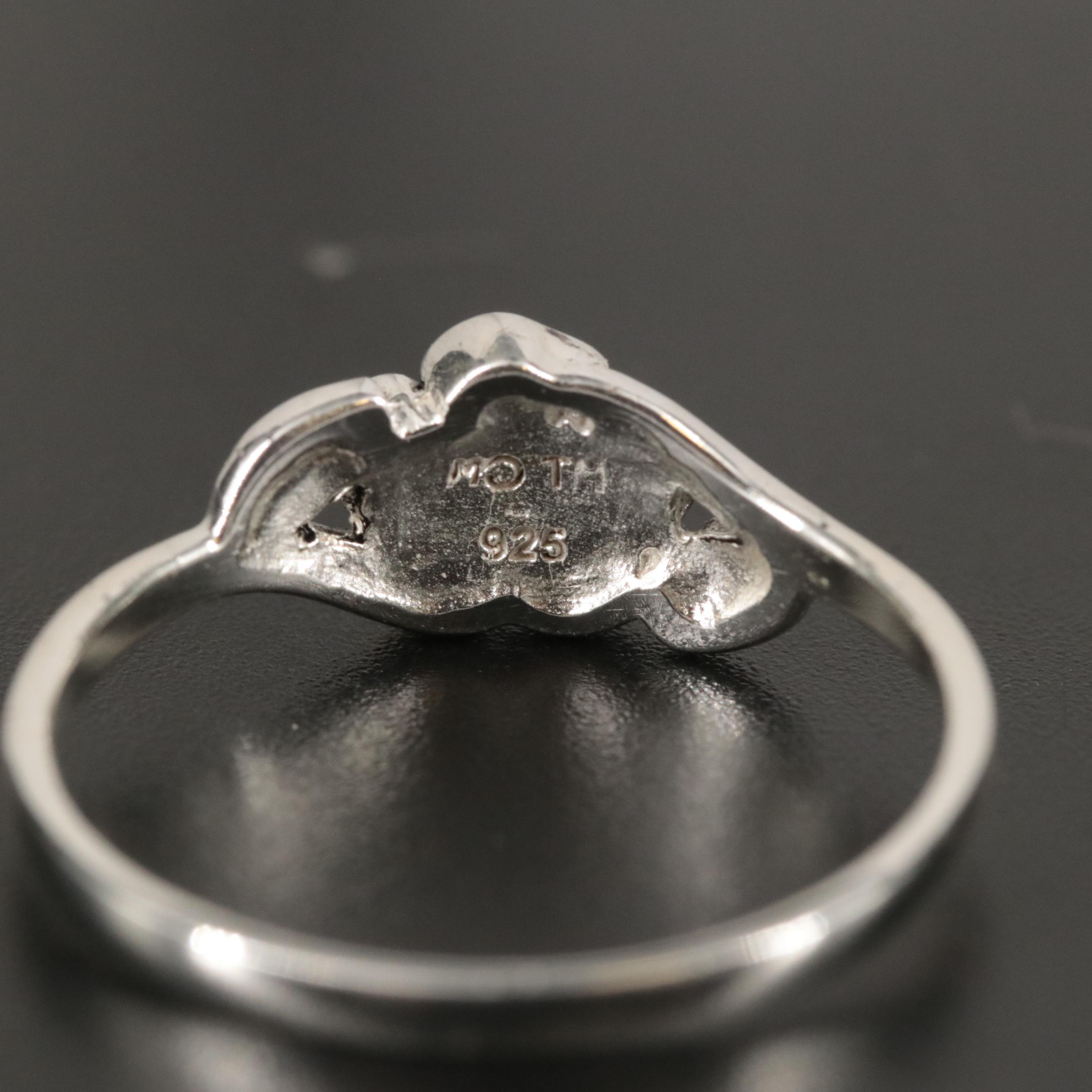 Sterling Silver Floral Ring