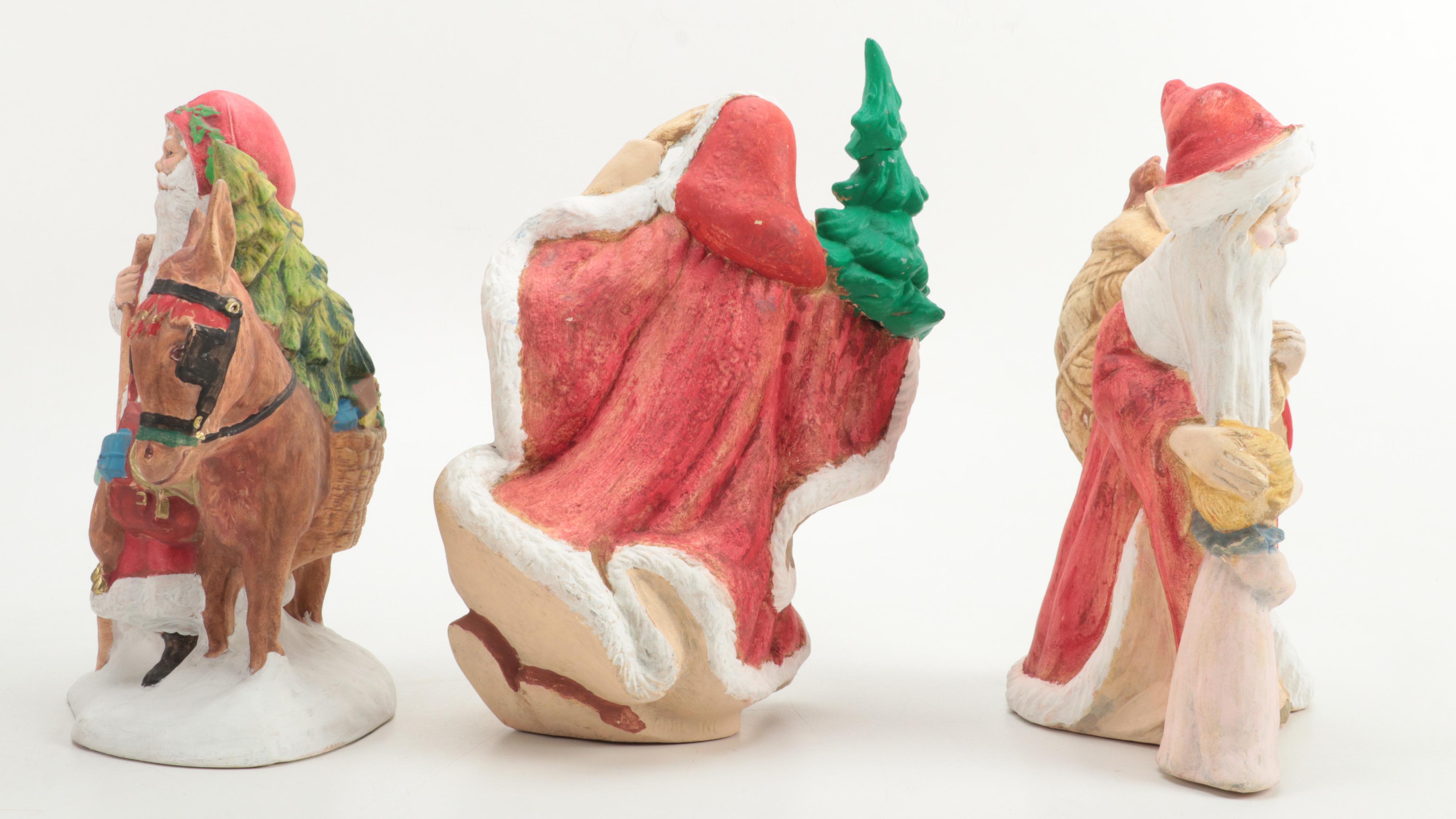 Handmade Santa Claus Figures