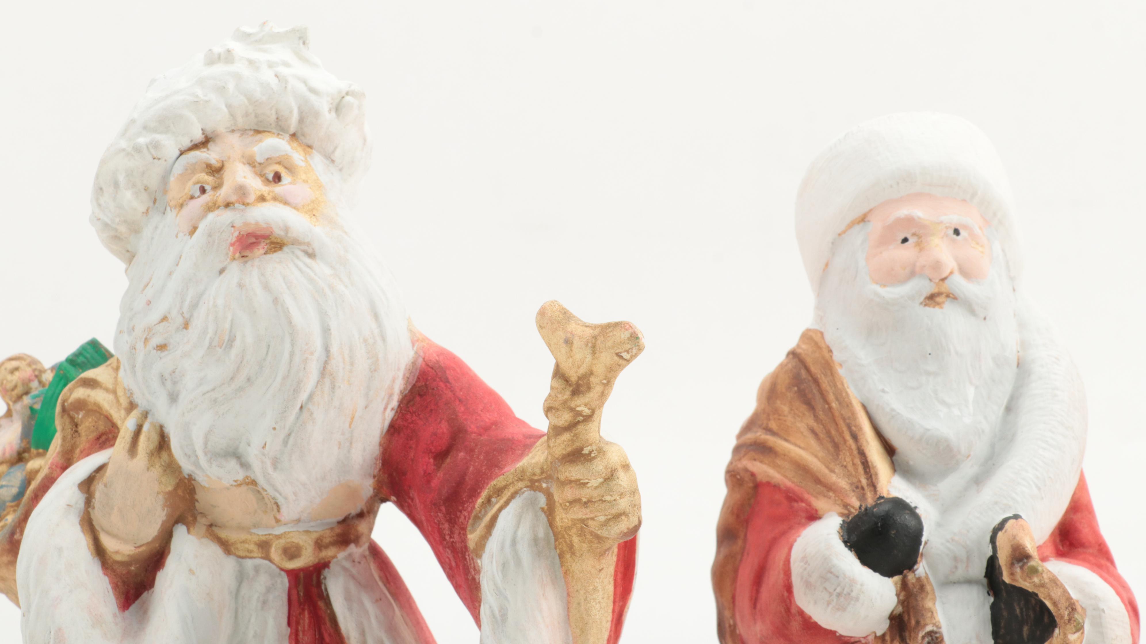 Handmade Santa Claus Figures