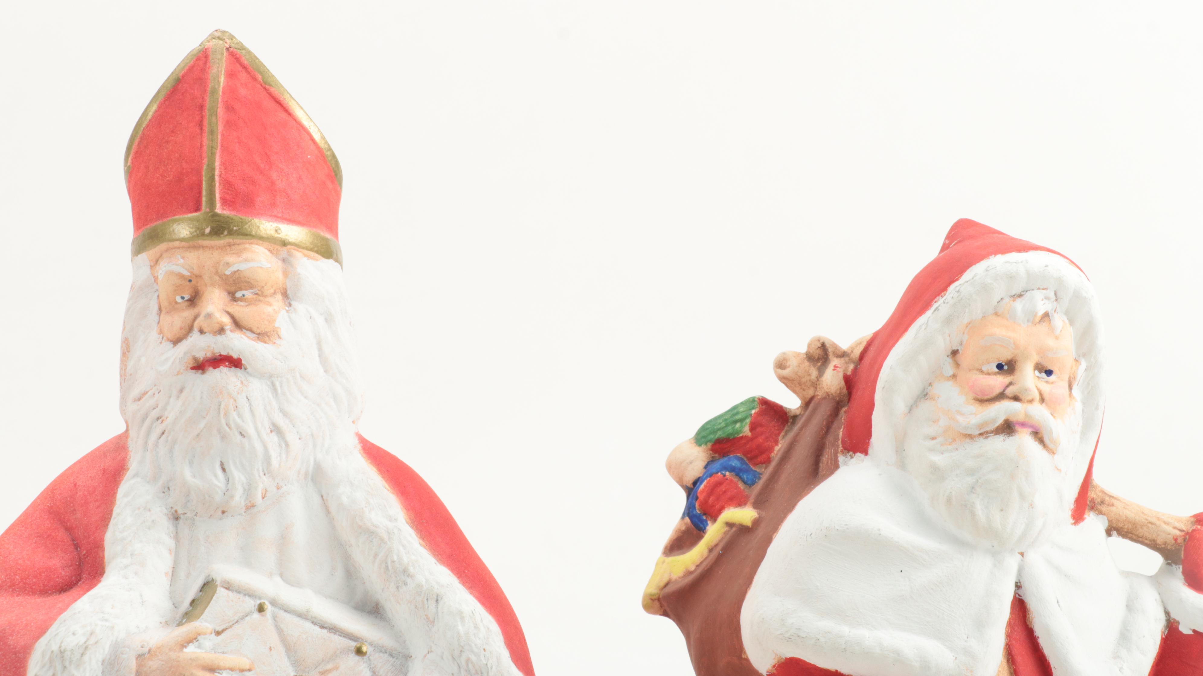 Handmade Santa Claus Figures