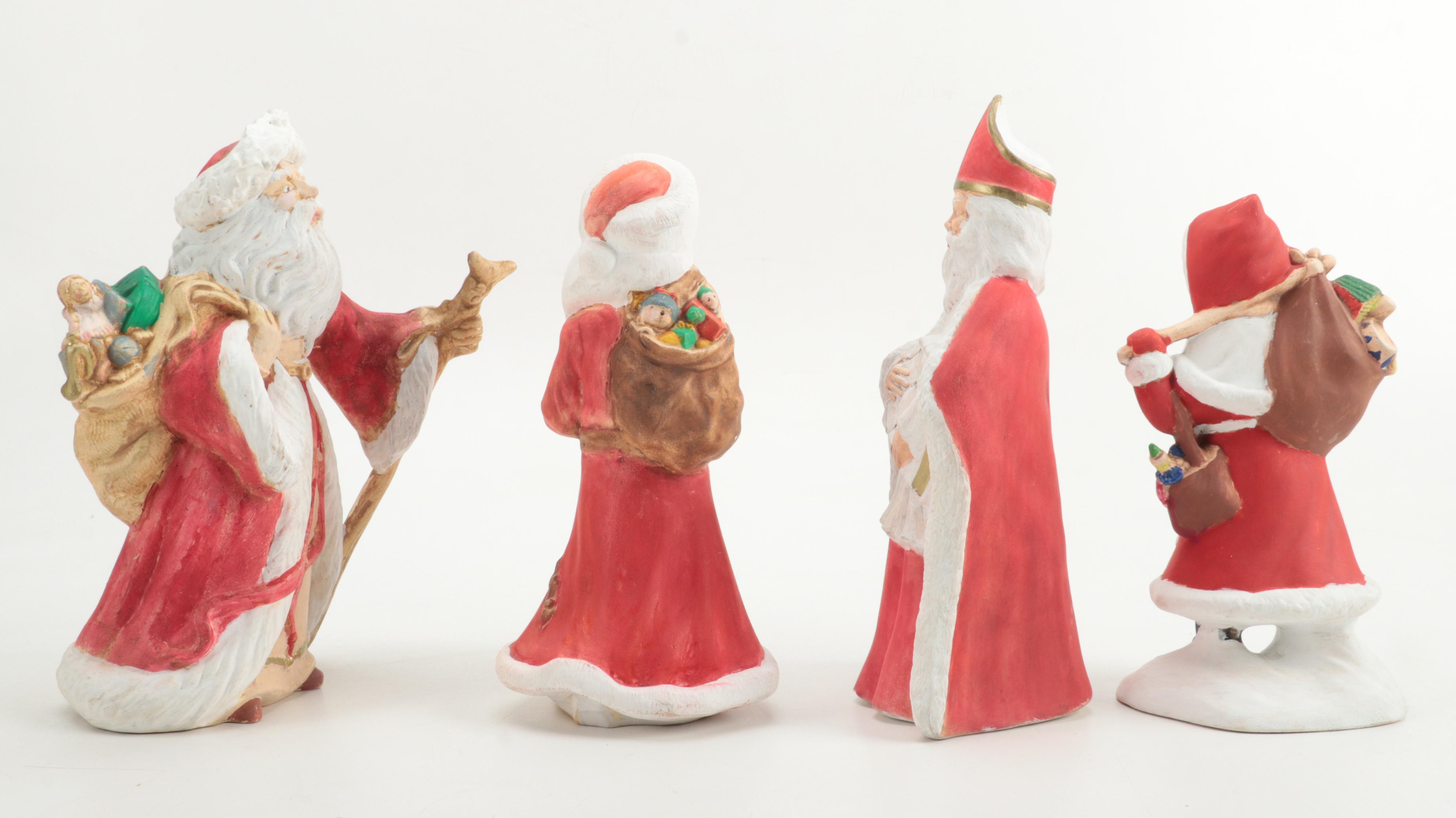 Handmade Santa Claus Figures