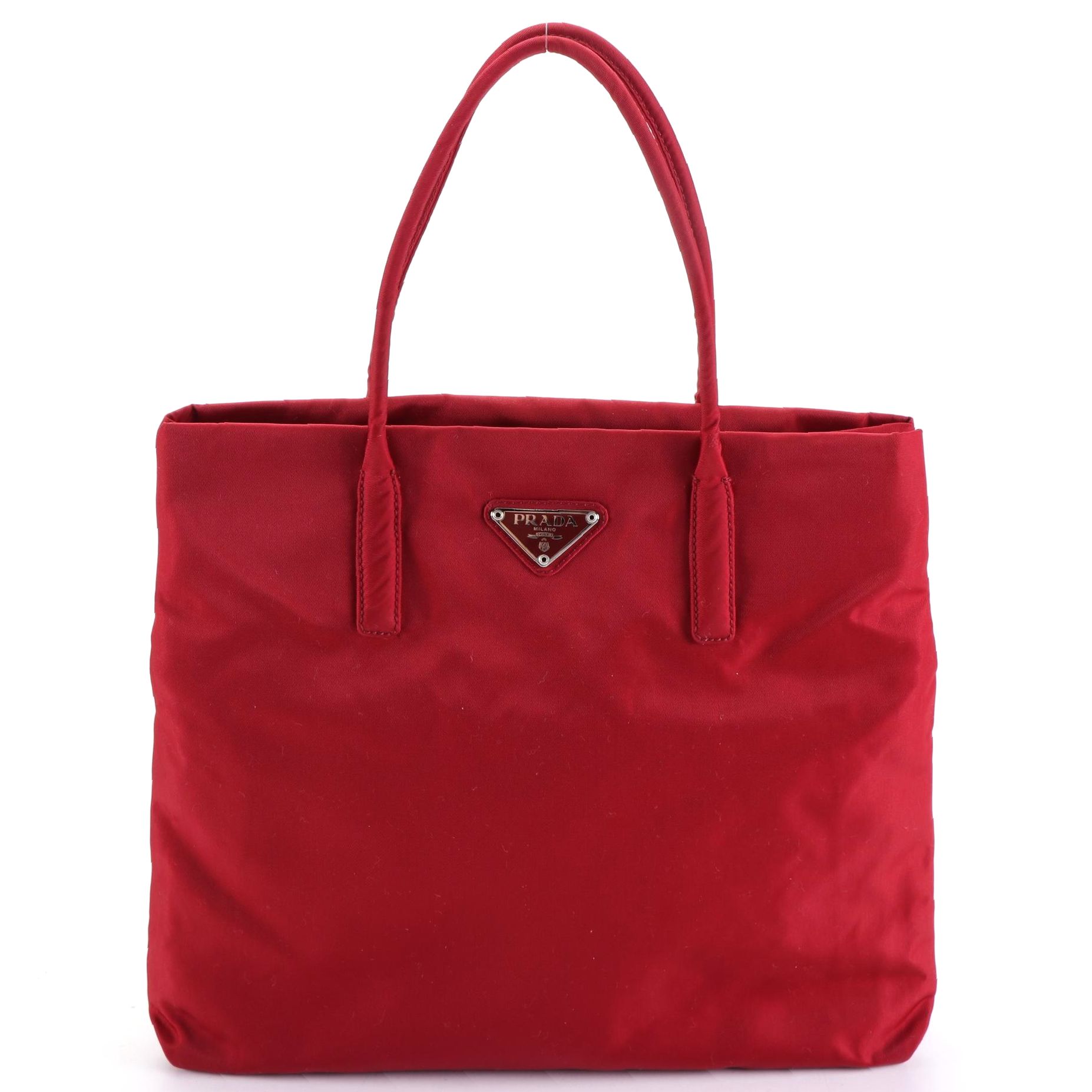 Prada Tote in Red Tessuto Nylon