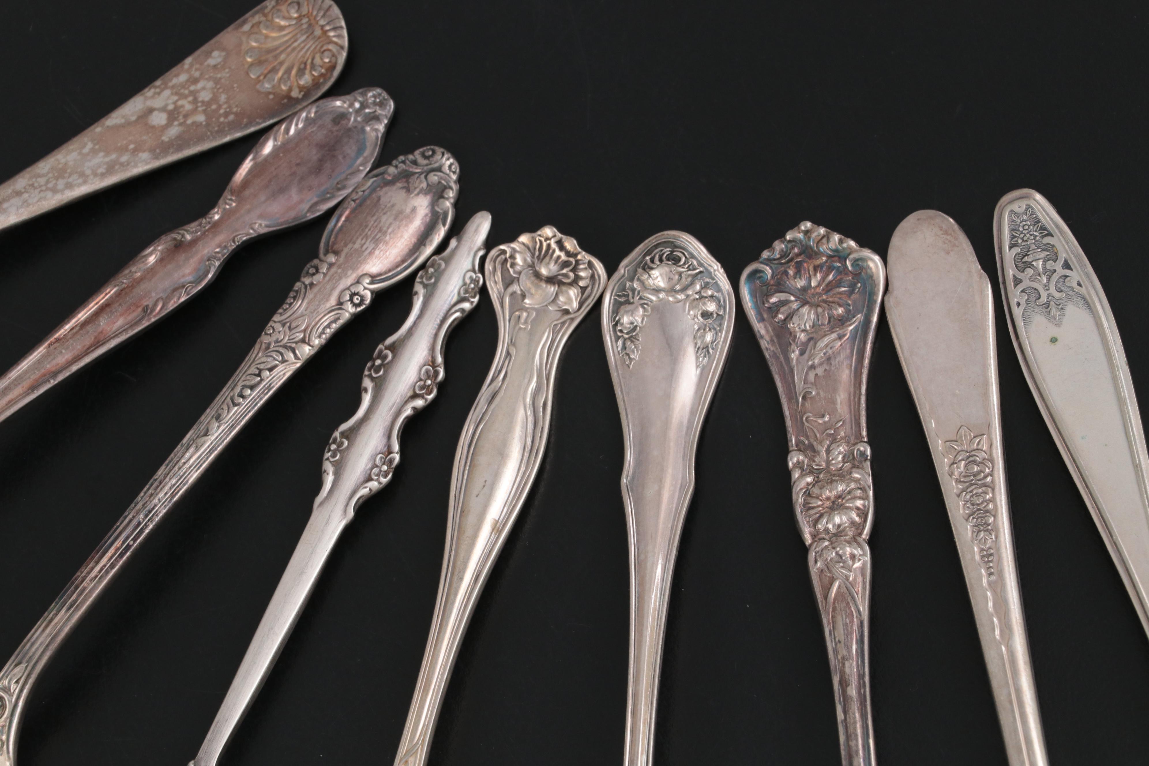 Gorham and Other Paul Revere Bowls with Other Silver Plate Utensils