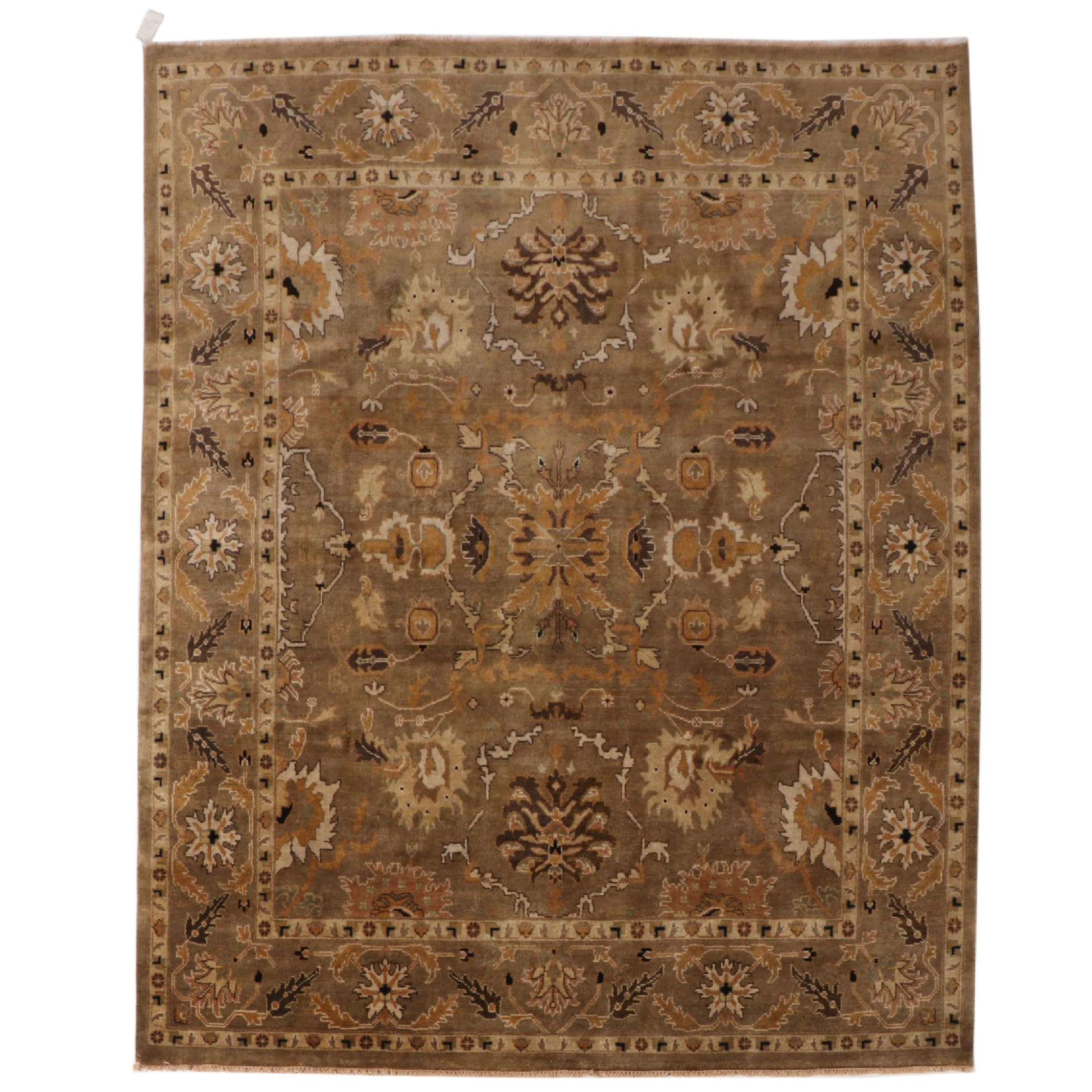 8' x 9'9 Hand-Knotted Pakistani Peshawar Style Area Rug
