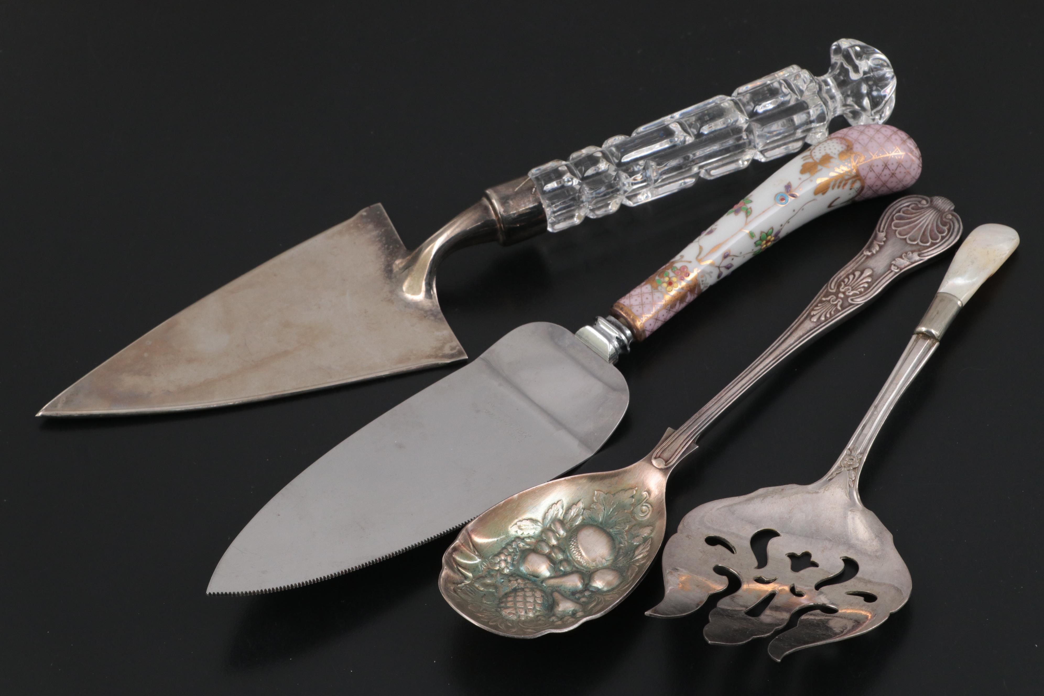 Gorham and Other Paul Revere Bowls with Other Silver Plate Utensils