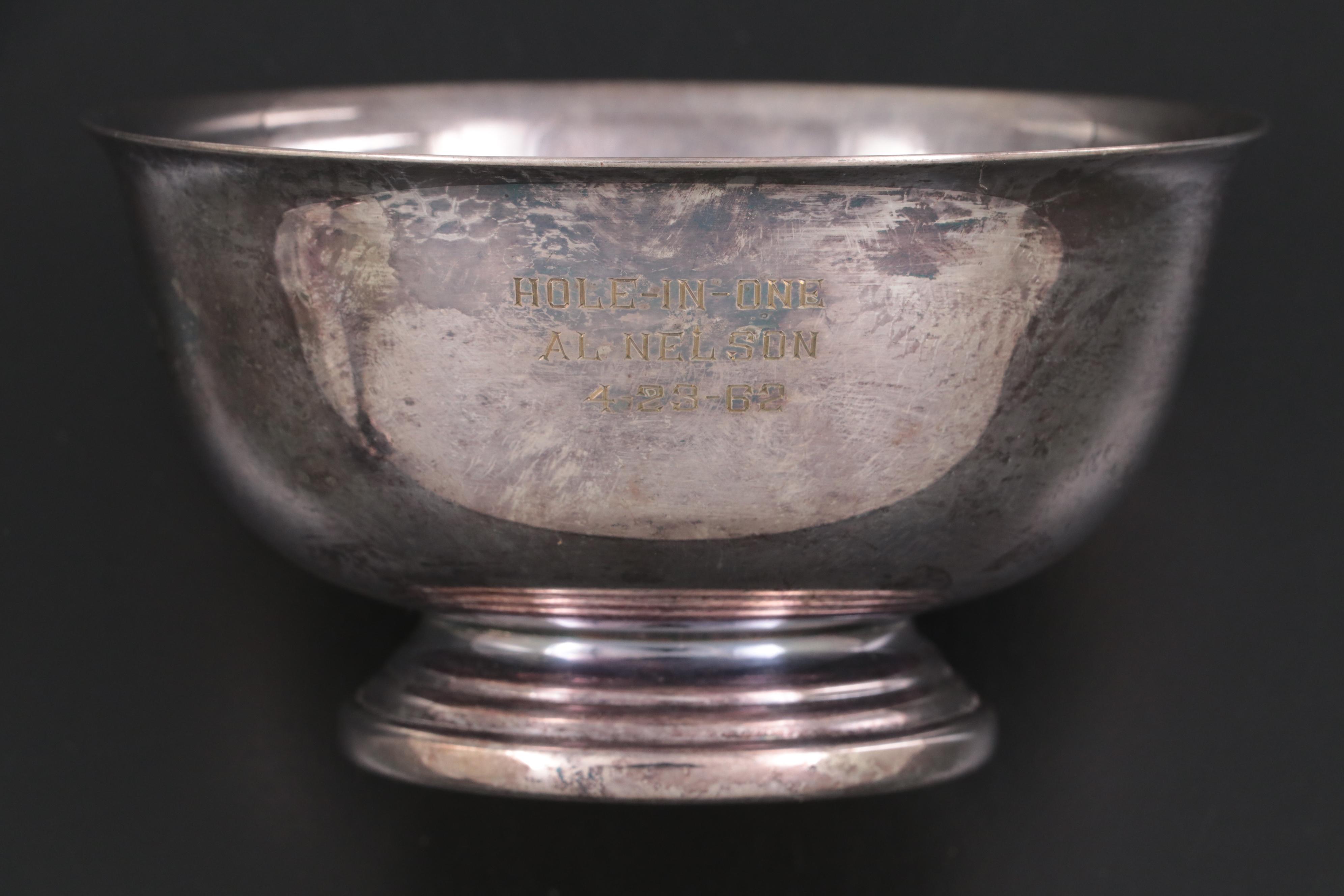 Gorham and Other Paul Revere Bowls with Other Silver Plate Utensils