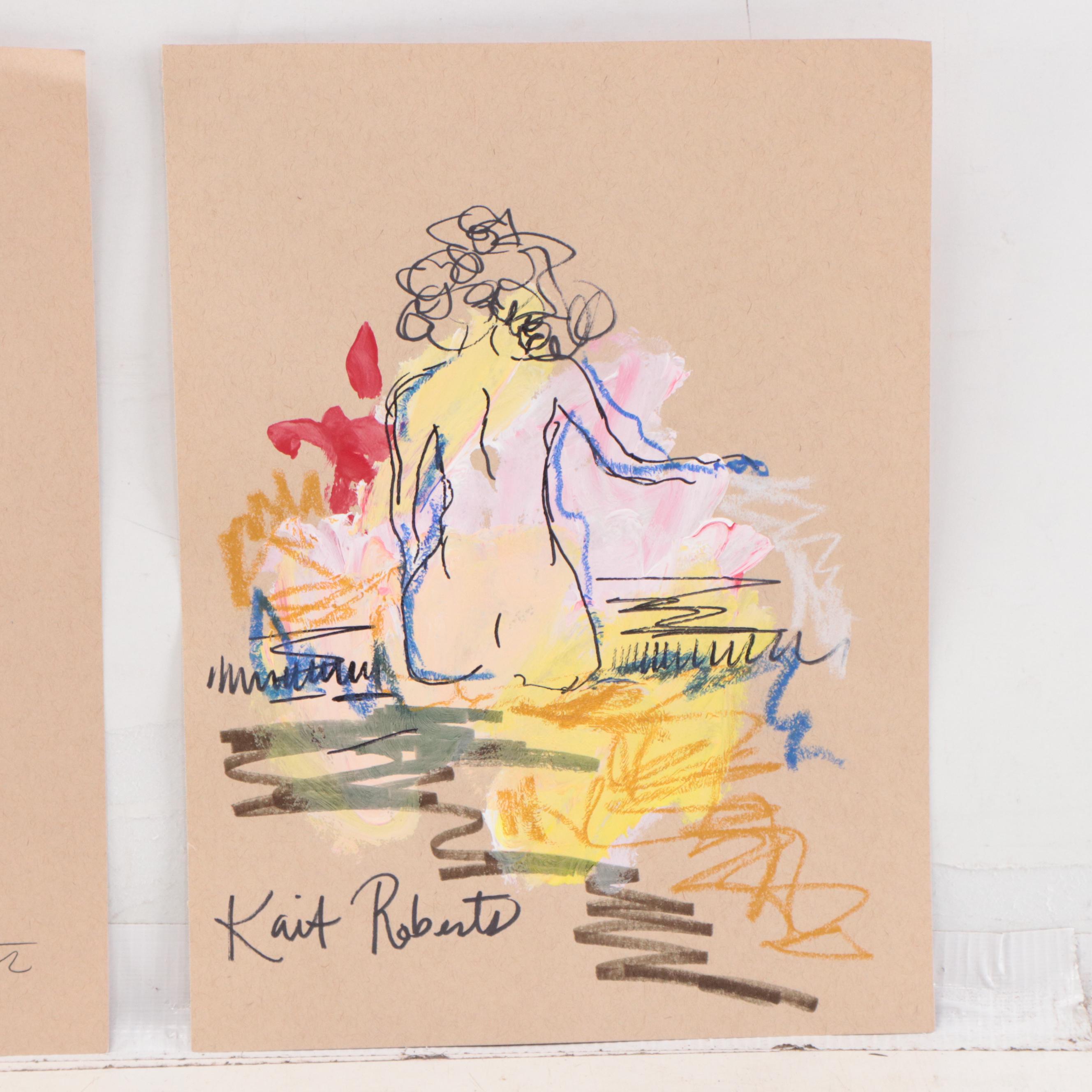 Kait Roberts Figural Drawings, 21st Century