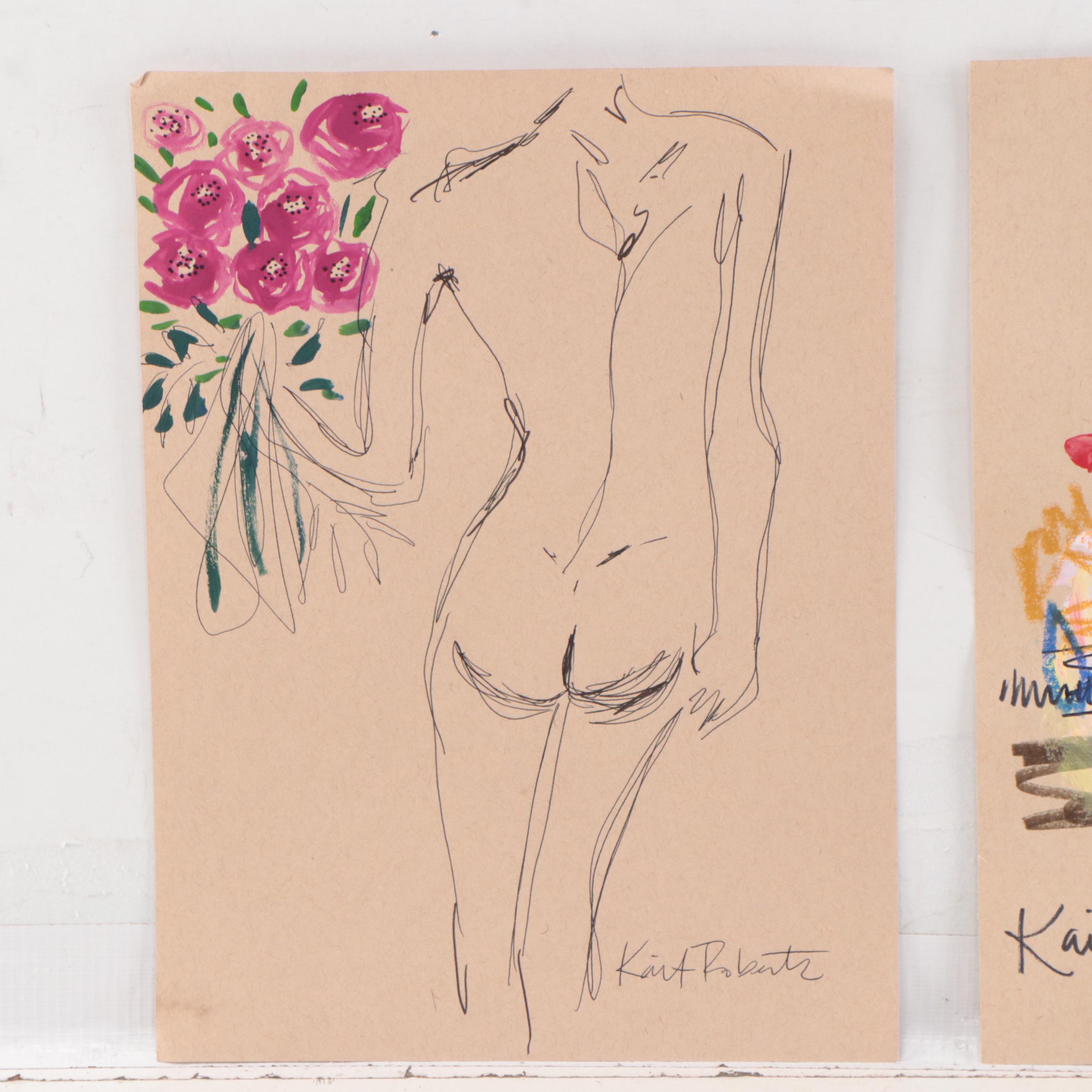 Kait Roberts Figural Drawings, 21st Century