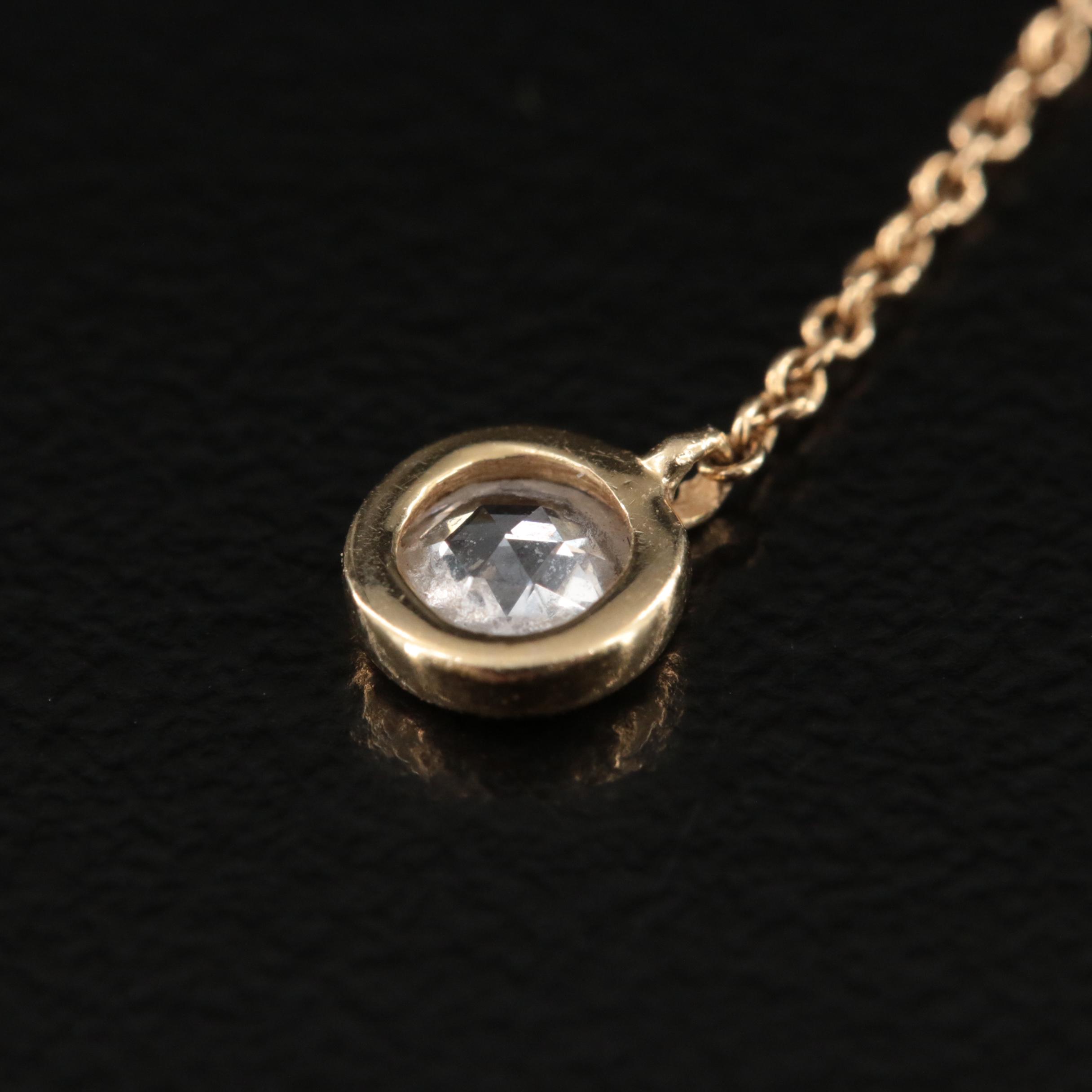 14K 0.69 CTW Diamond Y Necklace