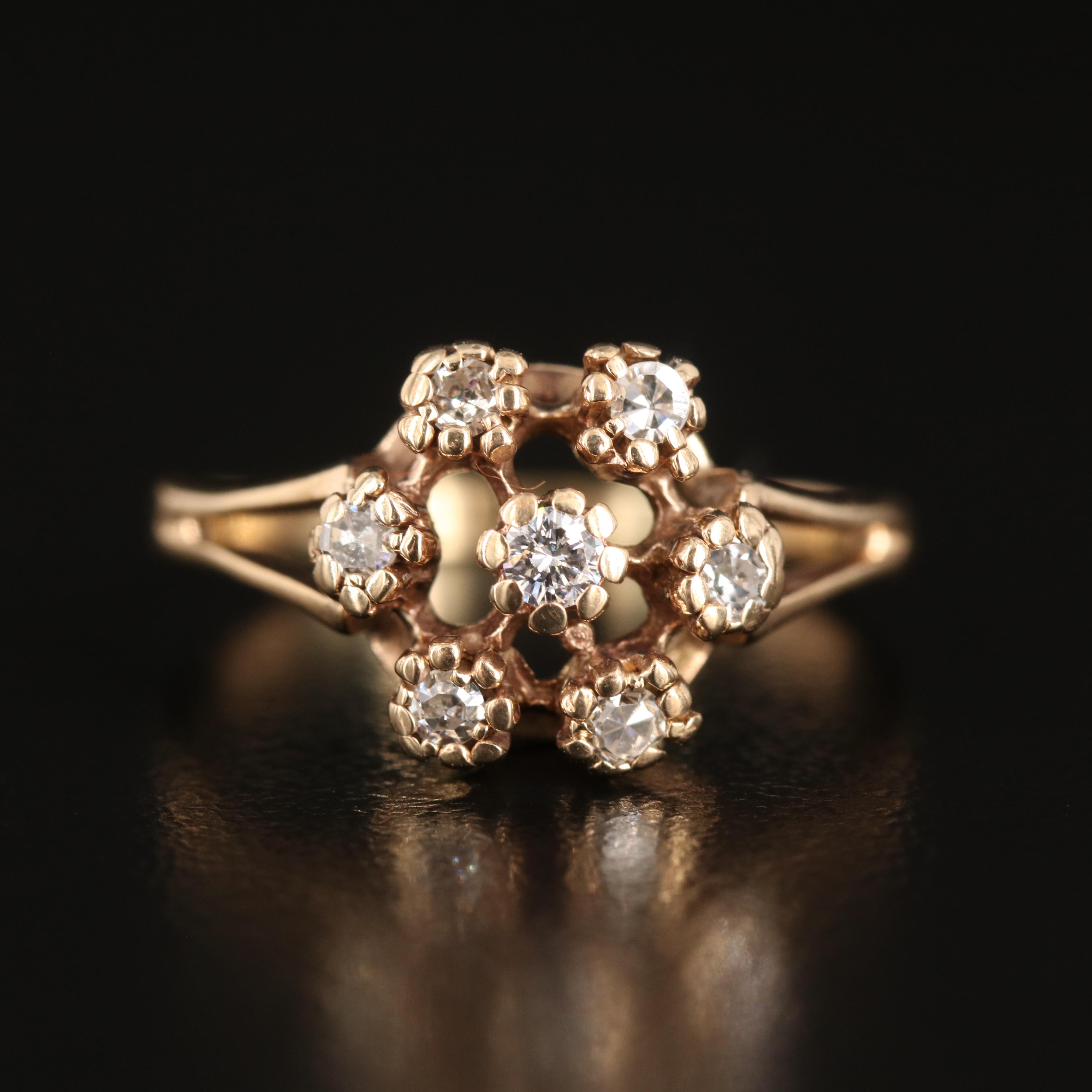 10K 0.24 CTW Diamond Ring