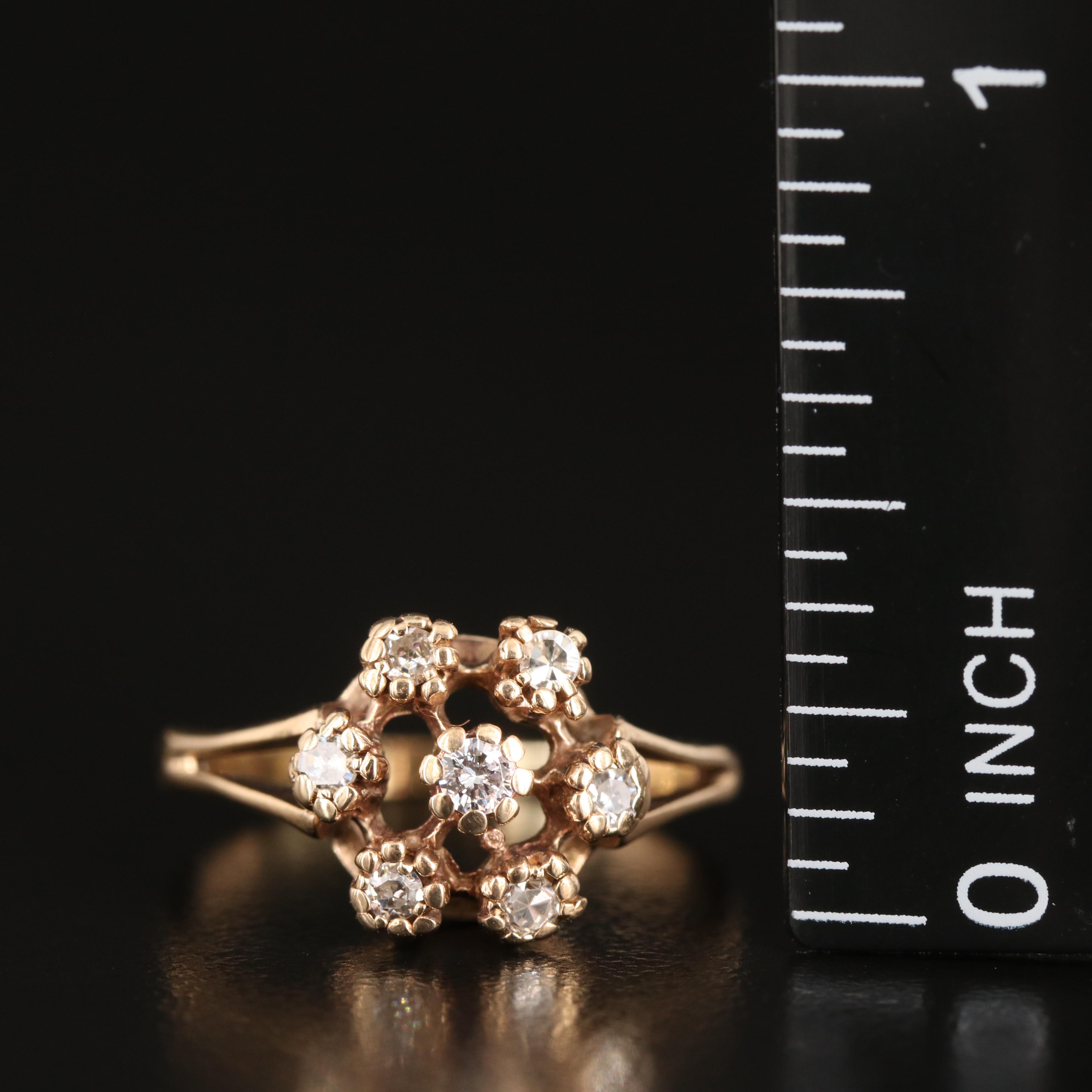 10K 0.24 CTW Diamond Ring