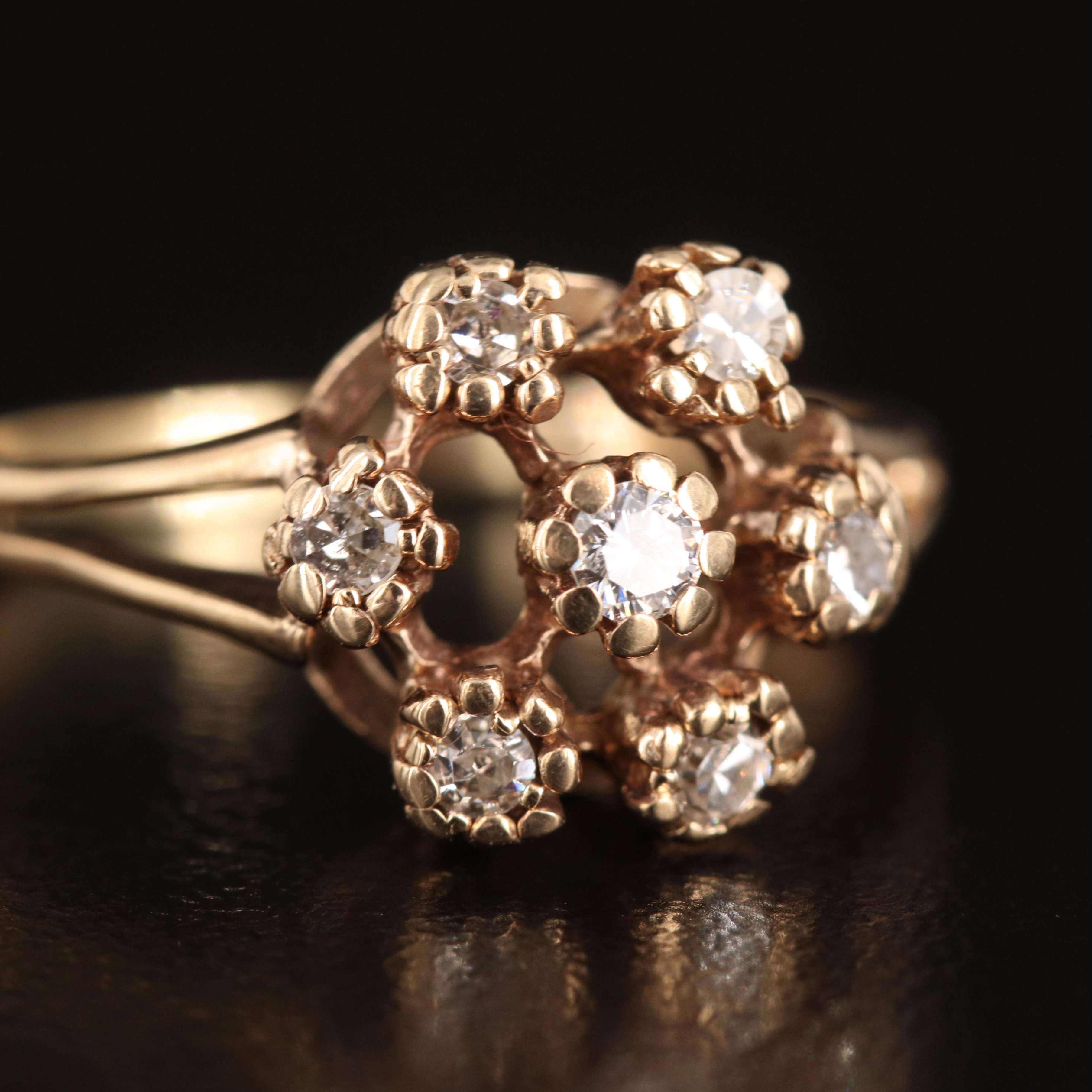 10K 0.24 CTW Diamond Ring