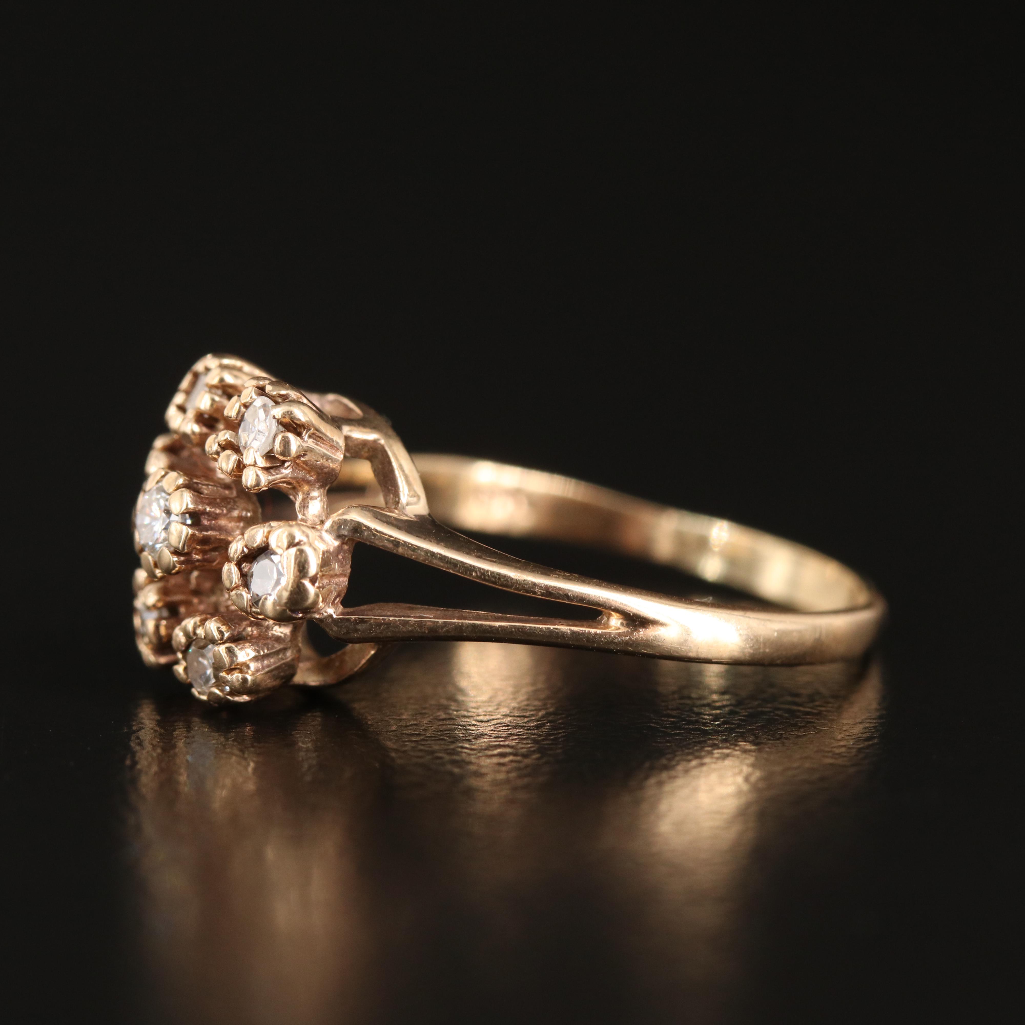 10K 0.24 CTW Diamond Ring