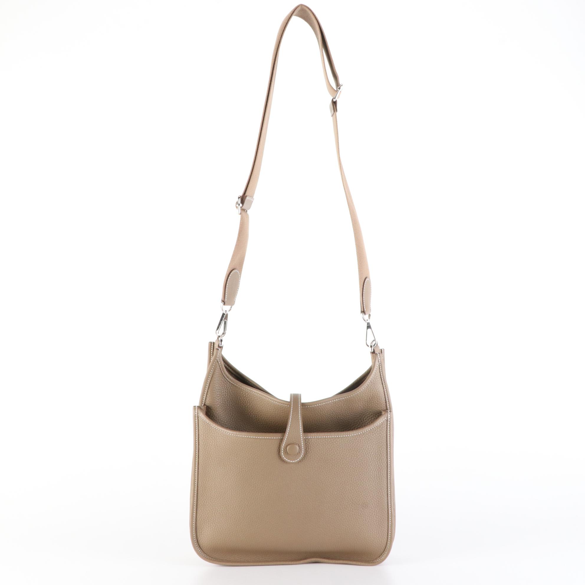 Hermès Evelyne Gen III PM Bag in Clemence Leather