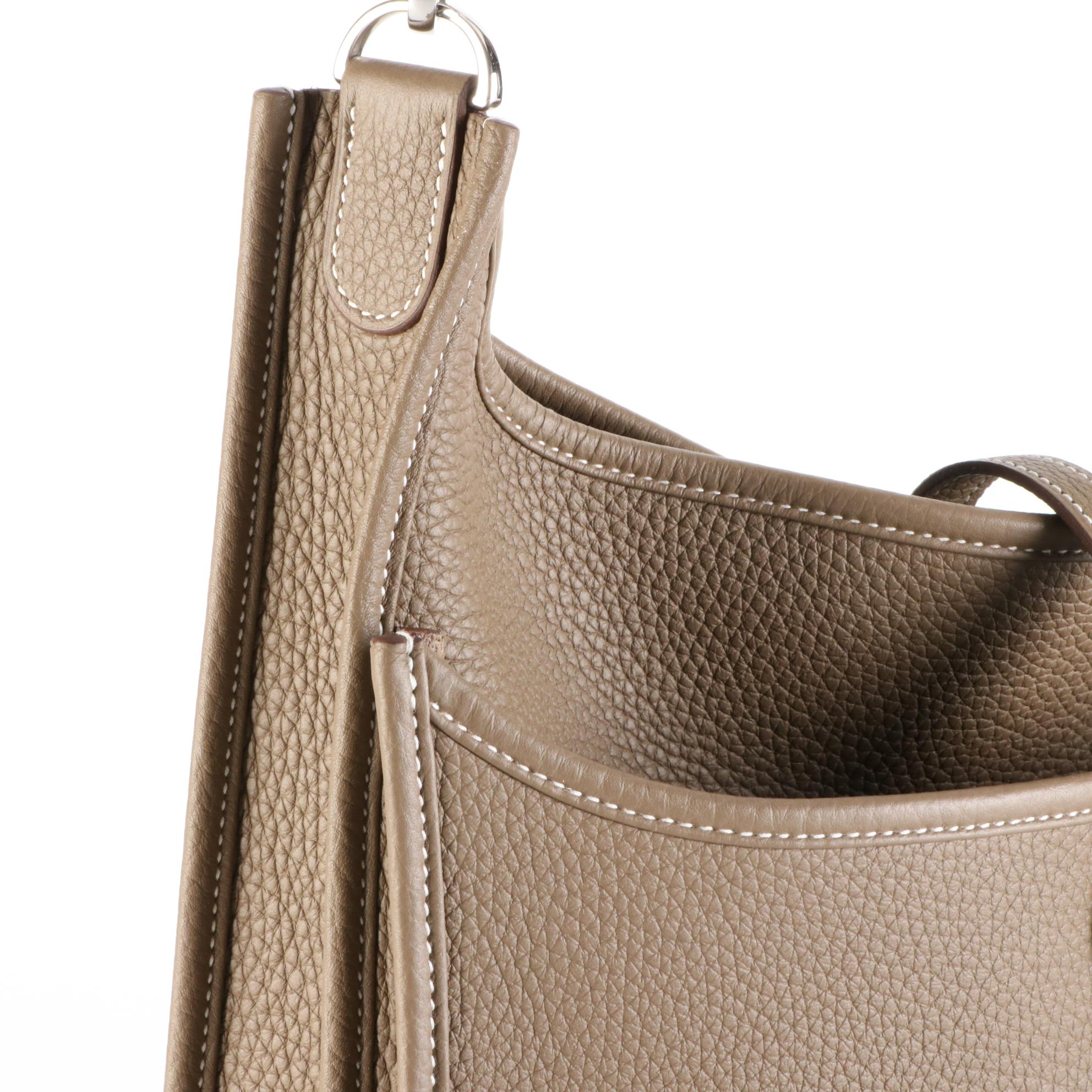 Hermès Evelyne Gen III PM Bag in Clemence Leather