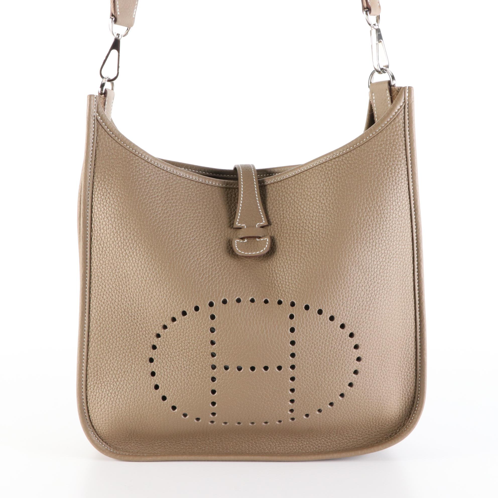 Hermès Evelyne Gen III PM Bag in Clemence Leather