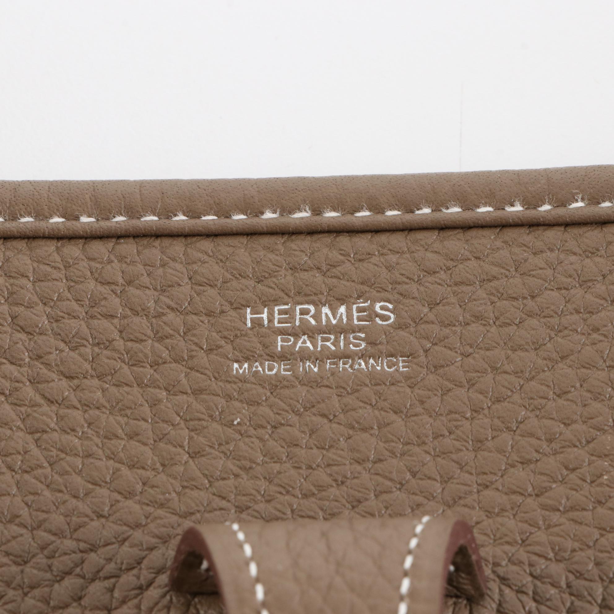 Hermès Evelyne Gen III PM Bag in Clemence Leather