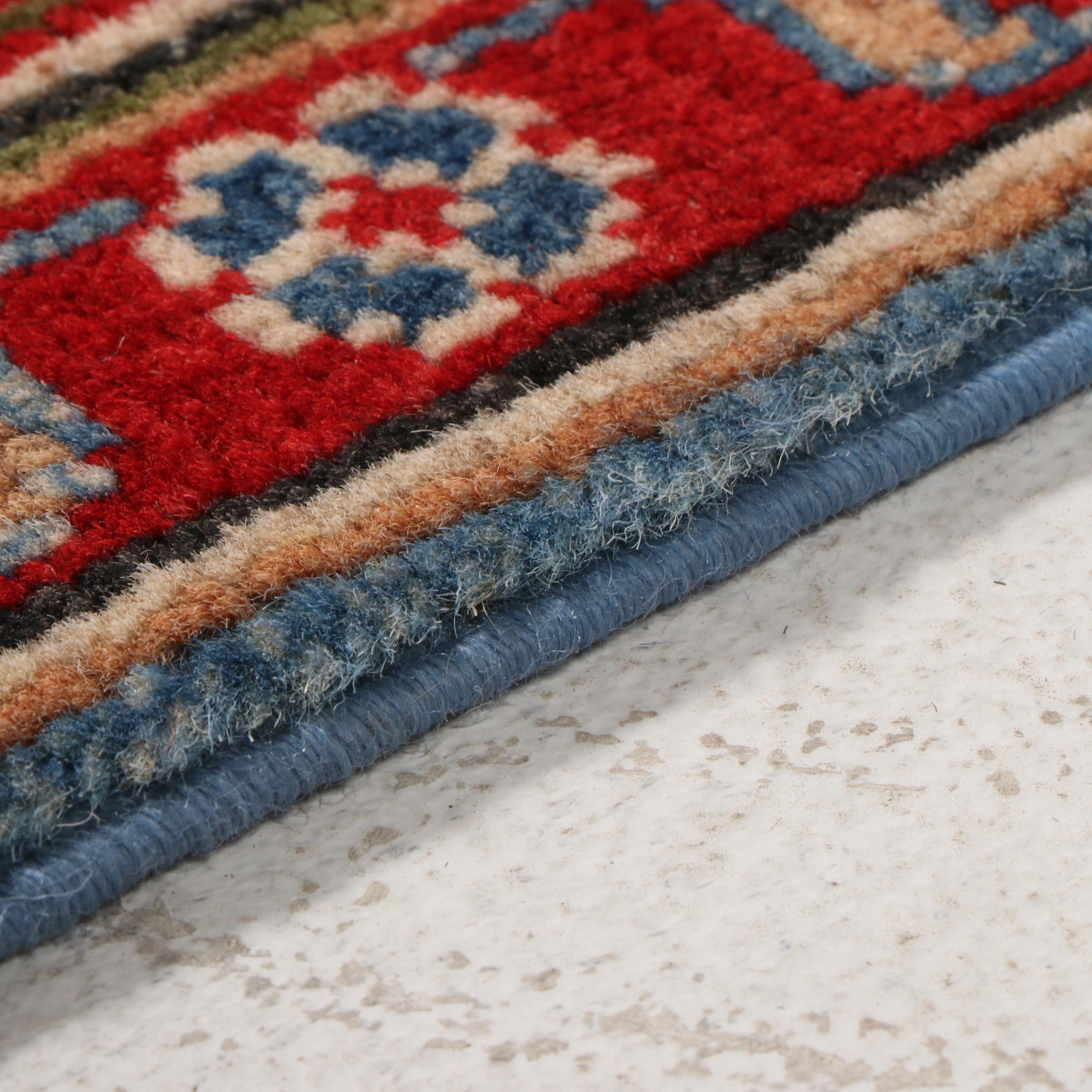 3'3 x 5' Hand-Knotted Pakistani Kazak Style Area Rug