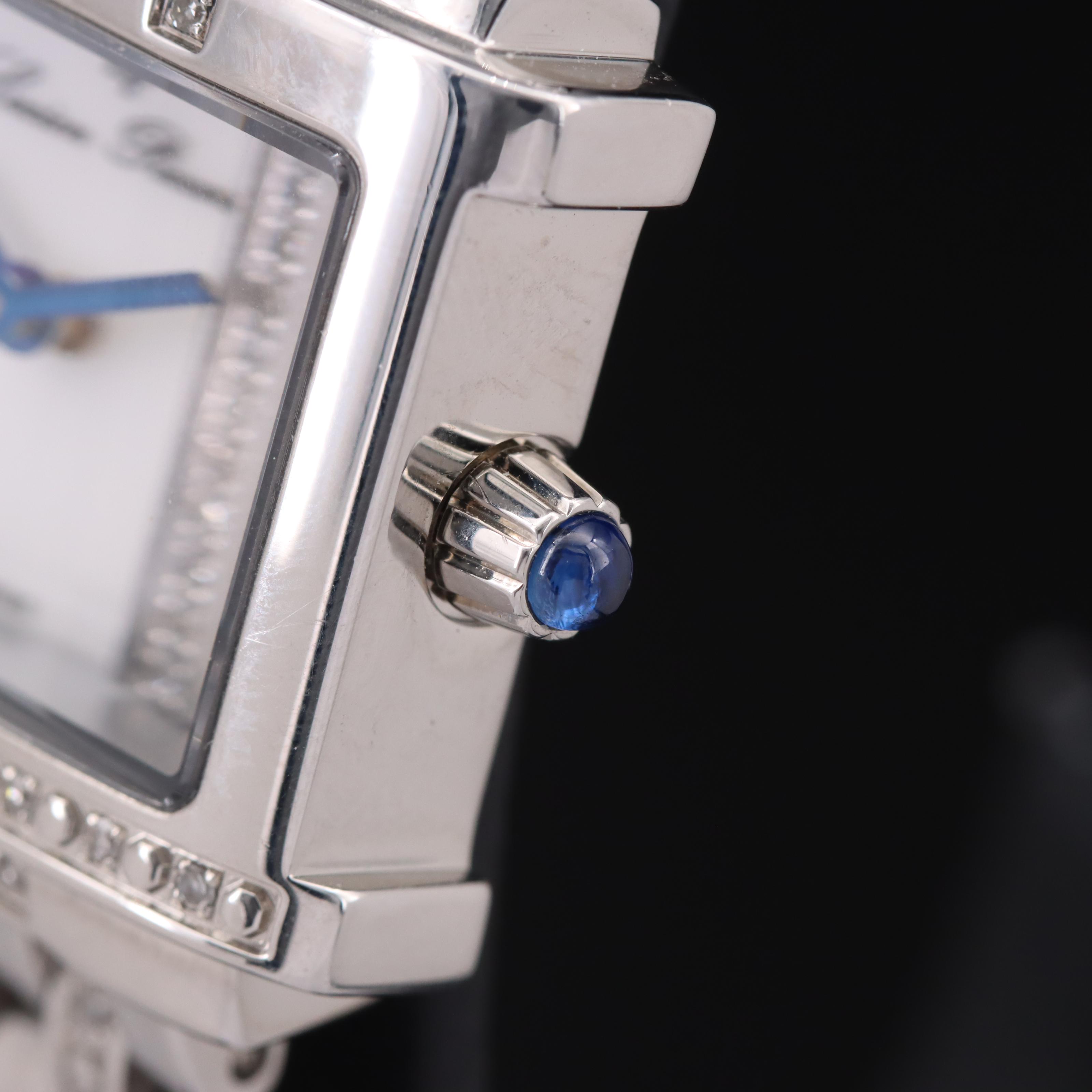 Lucien Piccard Diamond and Sapphire Quartz Watch