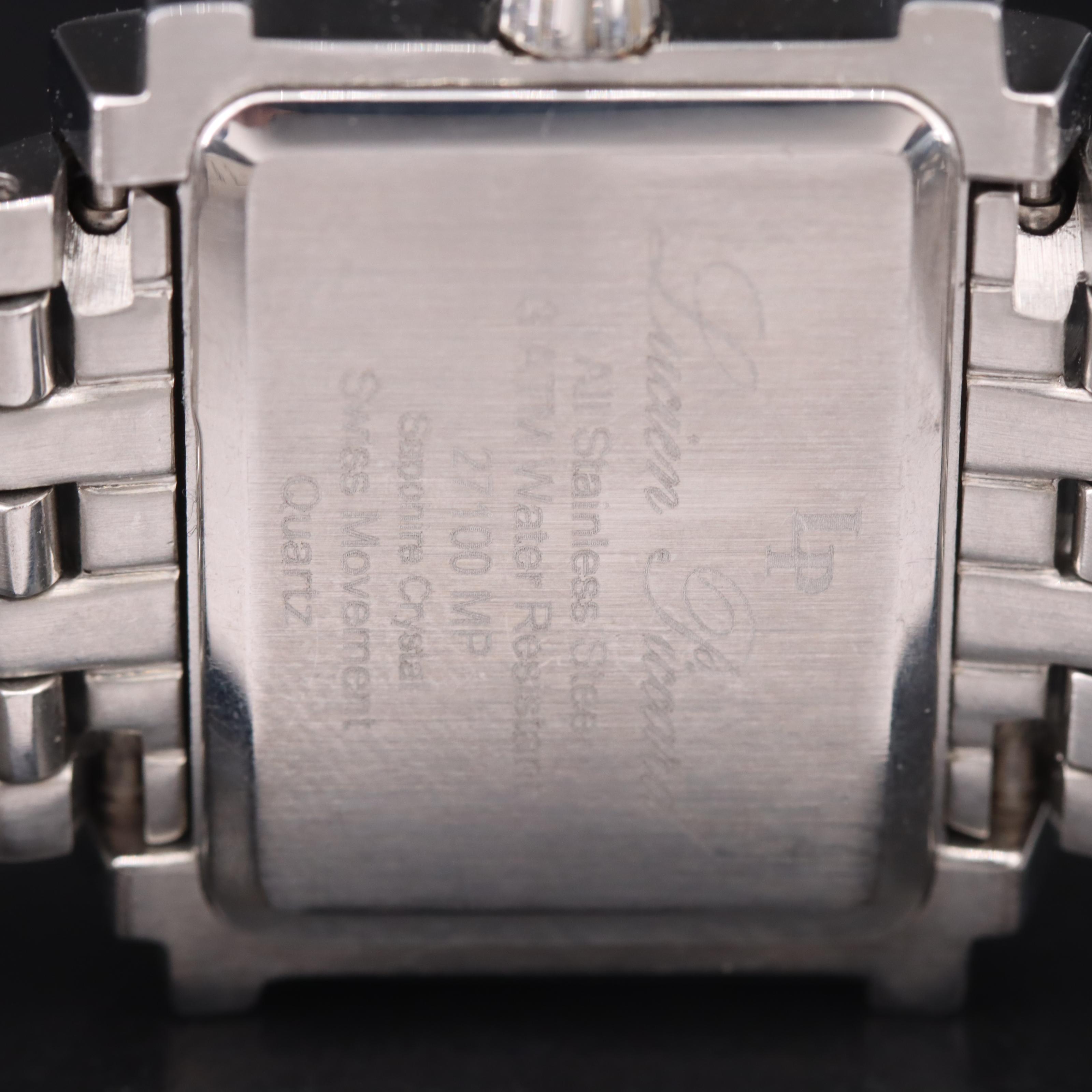 Lucien Piccard Diamond and Sapphire Quartz Watch