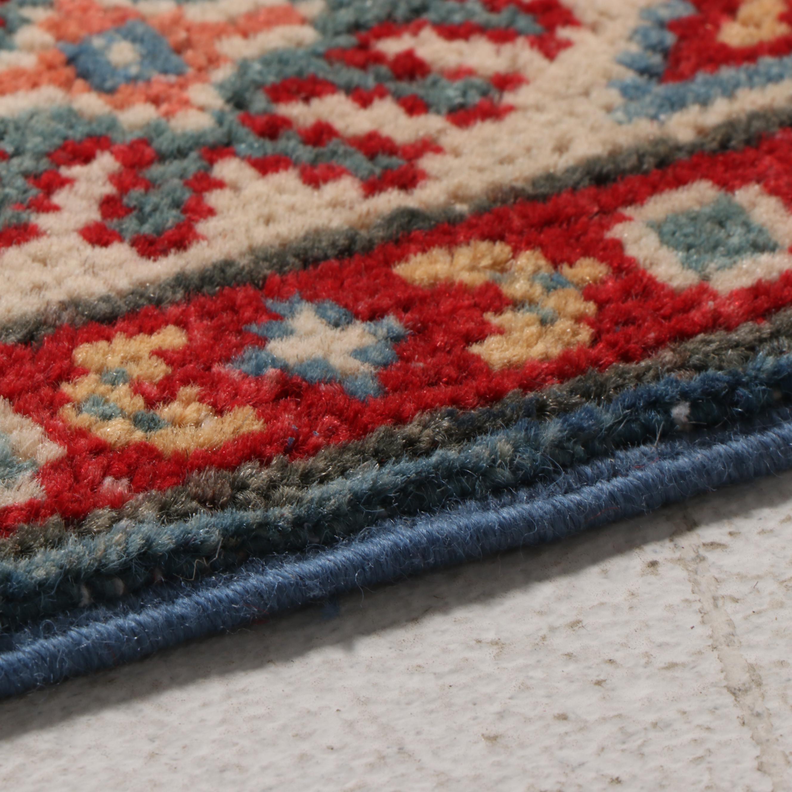 2'3 x 6' Hand-Knotted Pakistani Kazak-Style Carpet Runner