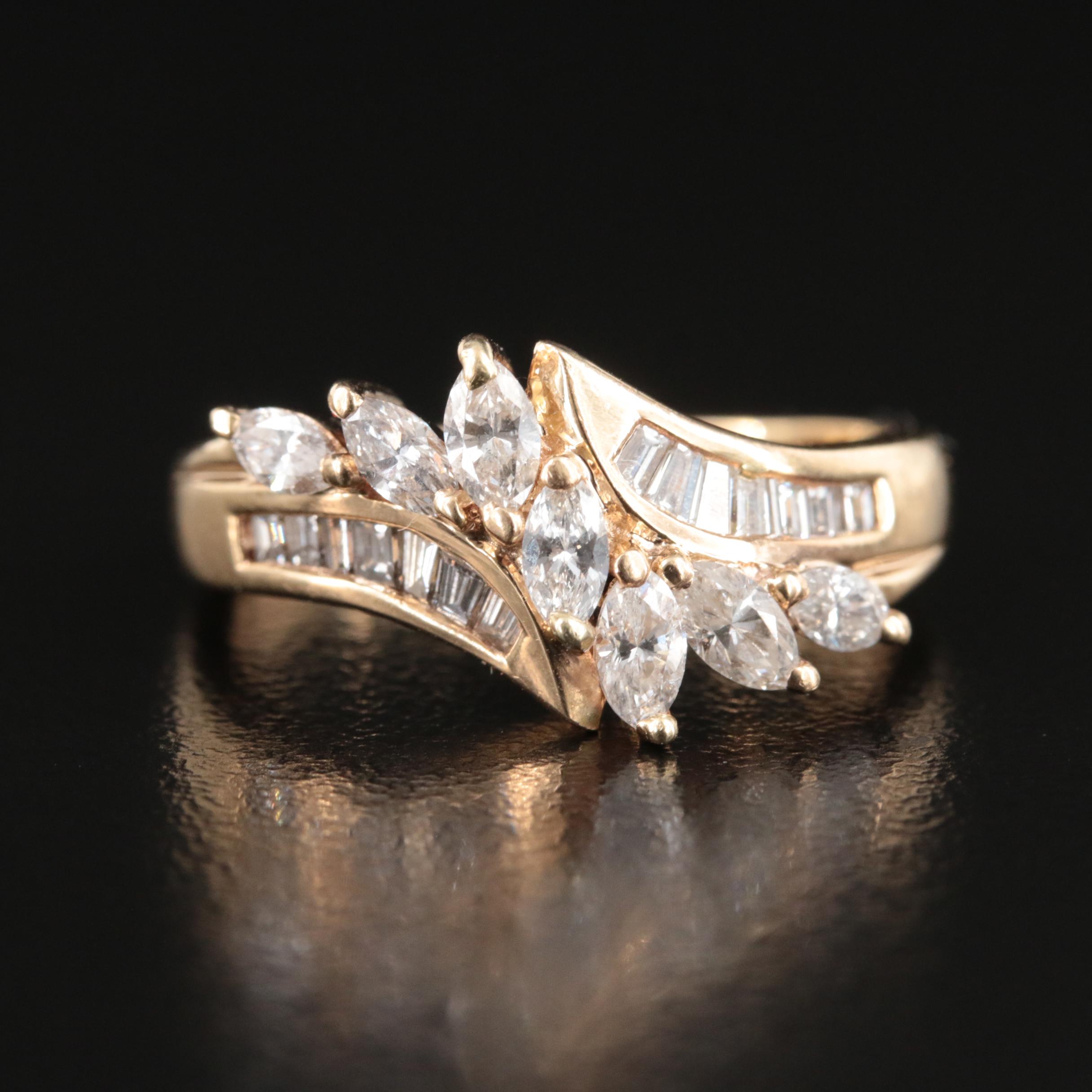 14K 0.75 CTW Diamond Ring