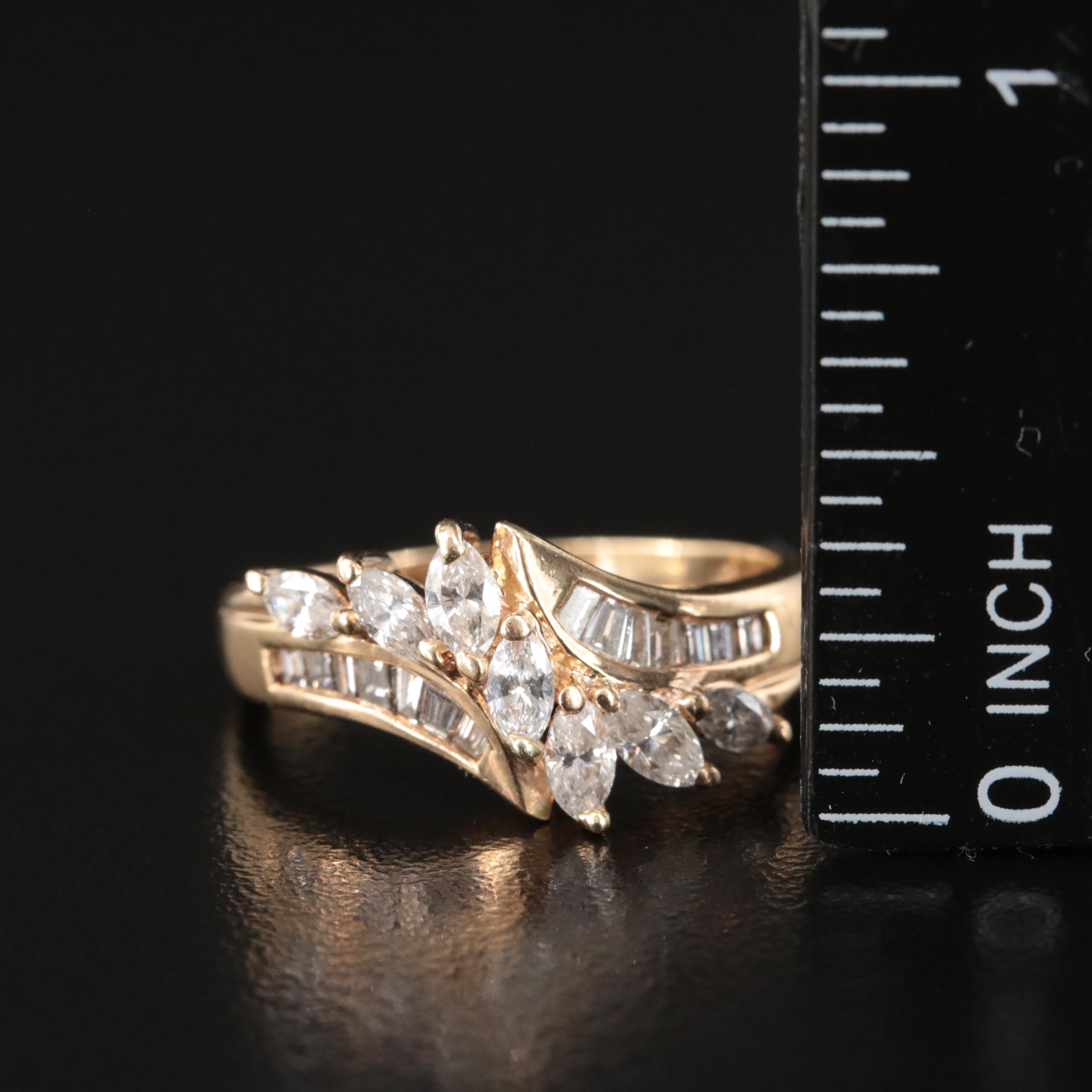14K 0.75 CTW Diamond Ring
