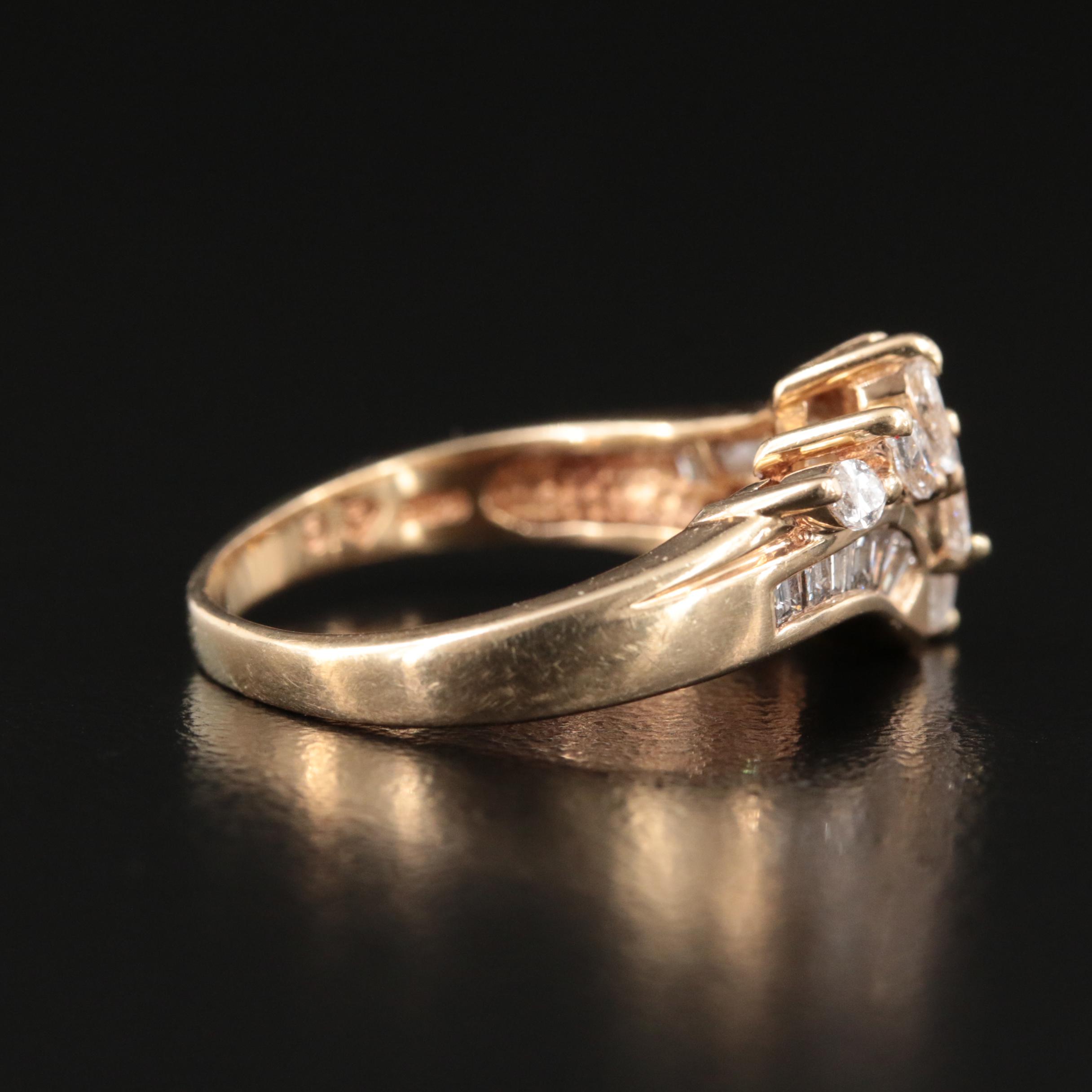 14K 0.75 CTW Diamond Ring