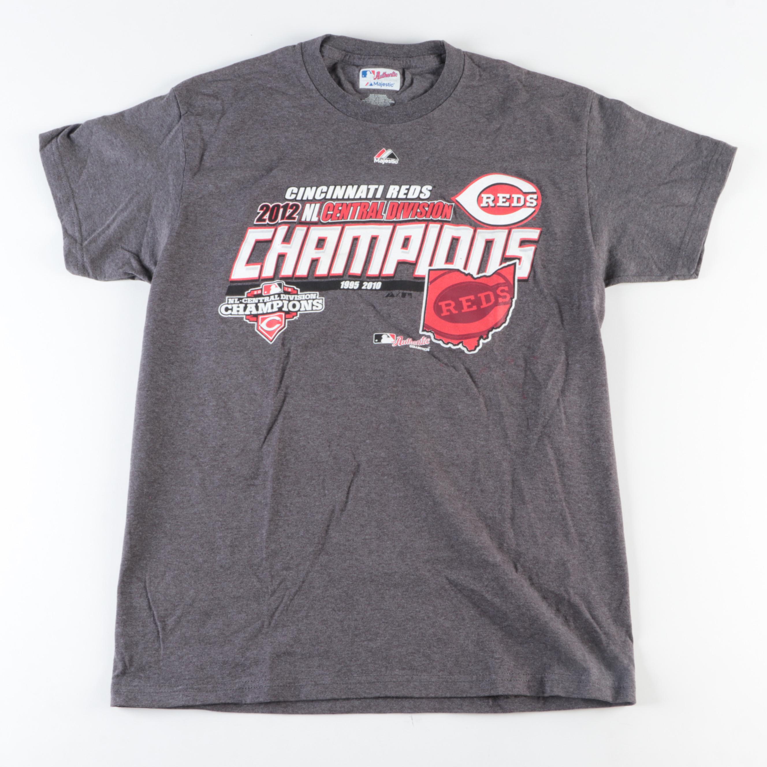 MLB Cincinnati Reds and Houston Astros Baseball Jerseys with Reds 2012 Tee