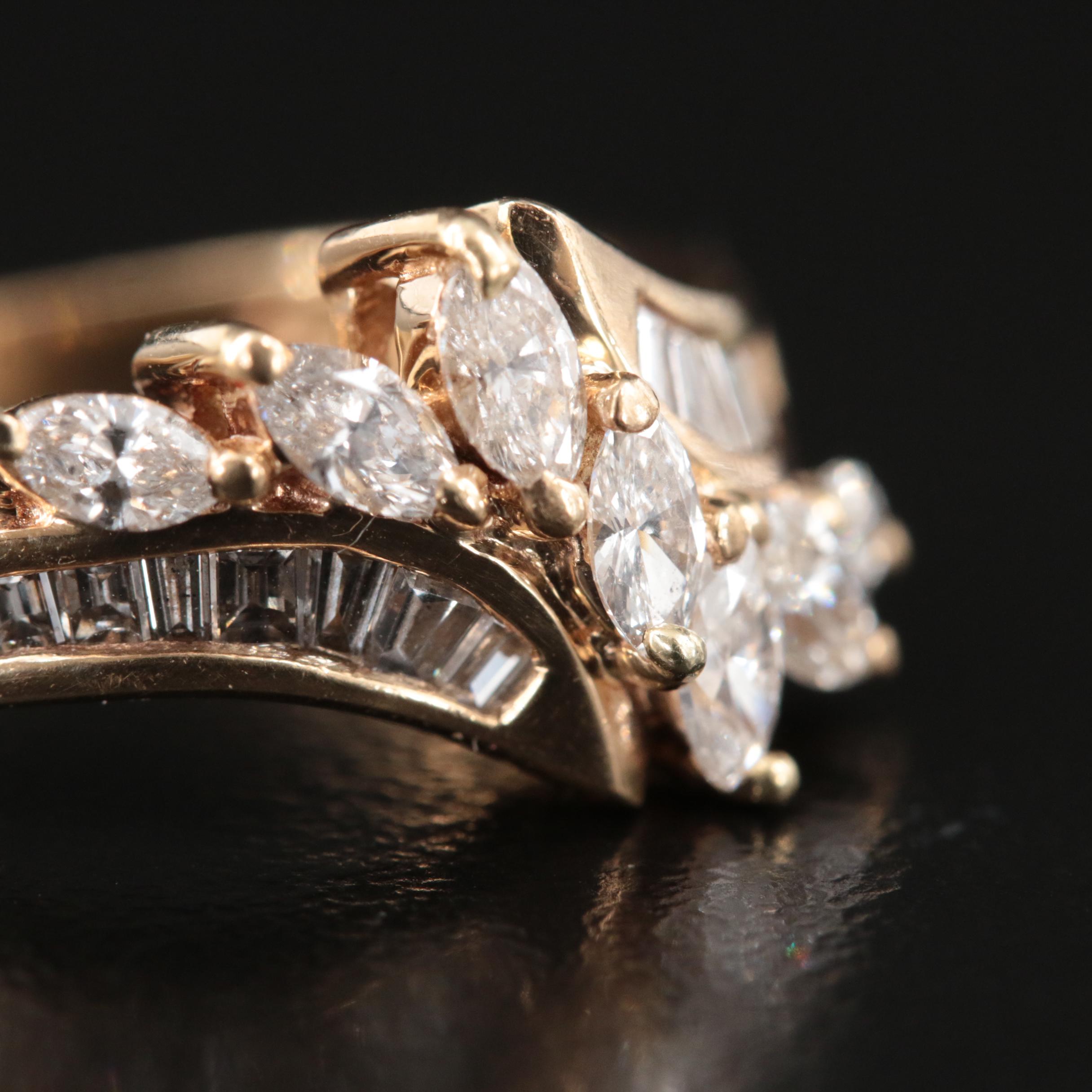 14K 0.75 CTW Diamond Ring