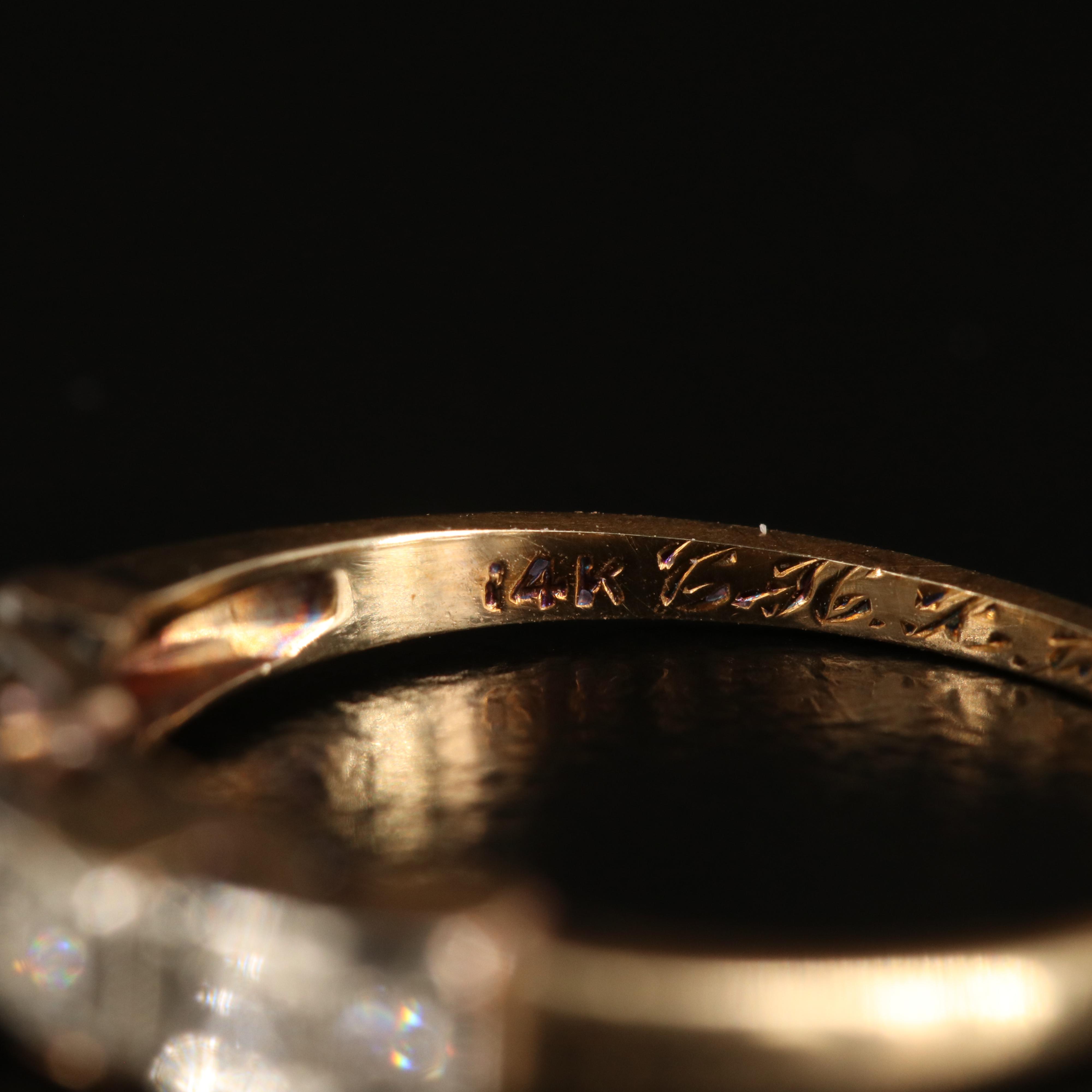 Antique 14K 0.07 CTW Diamond Band