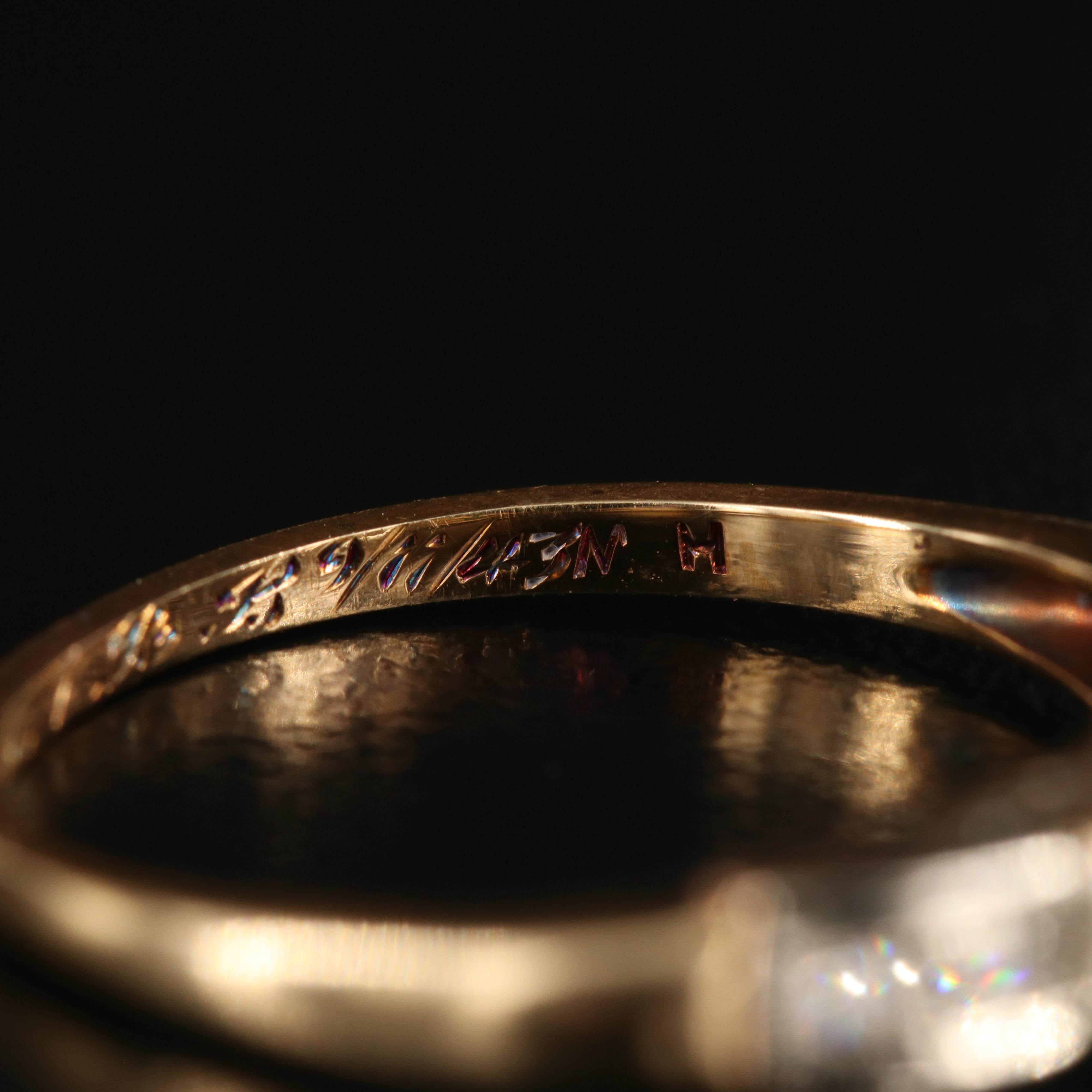 Antique 14K 0.07 CTW Diamond Band