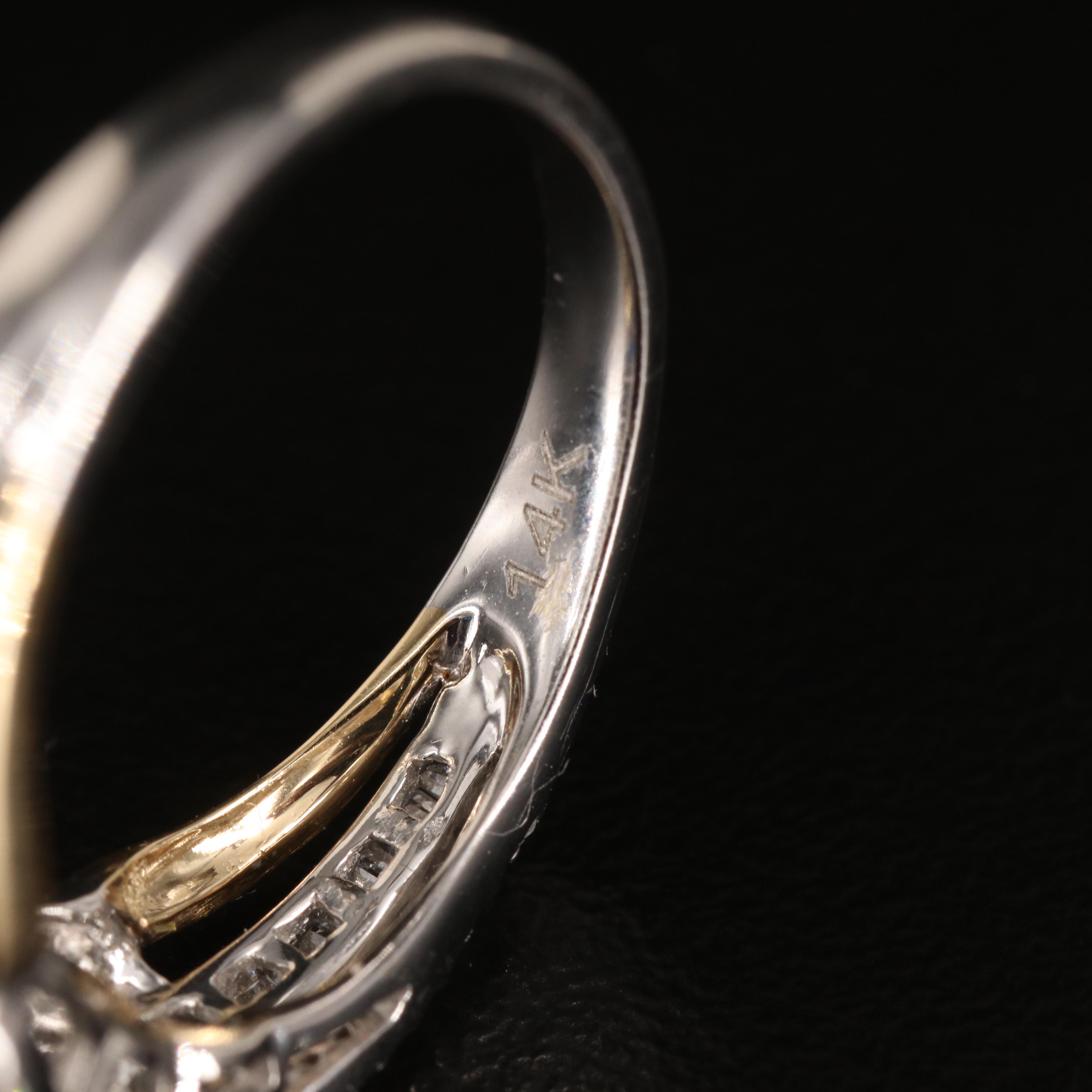 EFFY 14K 2.33 CT Sapphire and Diamond Ring