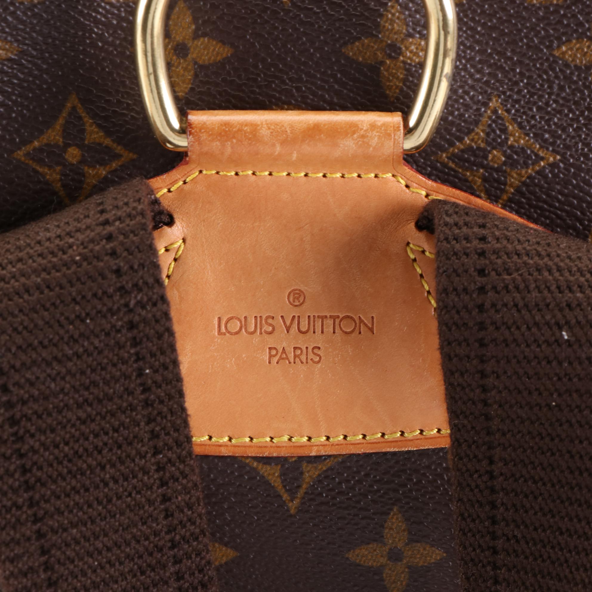 Louis Vuitton Montsouris GM Backpack in Monogram Canvas and Leather