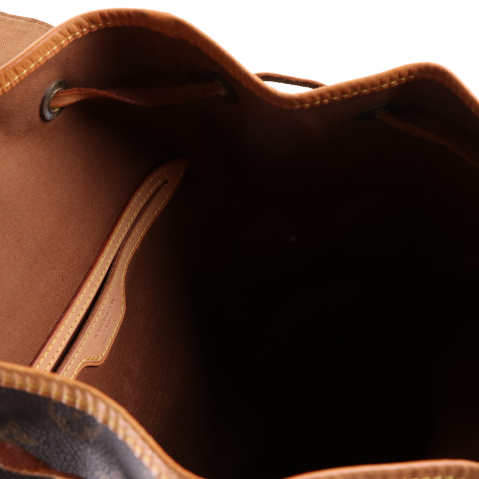 Louis Vuitton Montsouris GM Backpack in Monogram Canvas and Leather