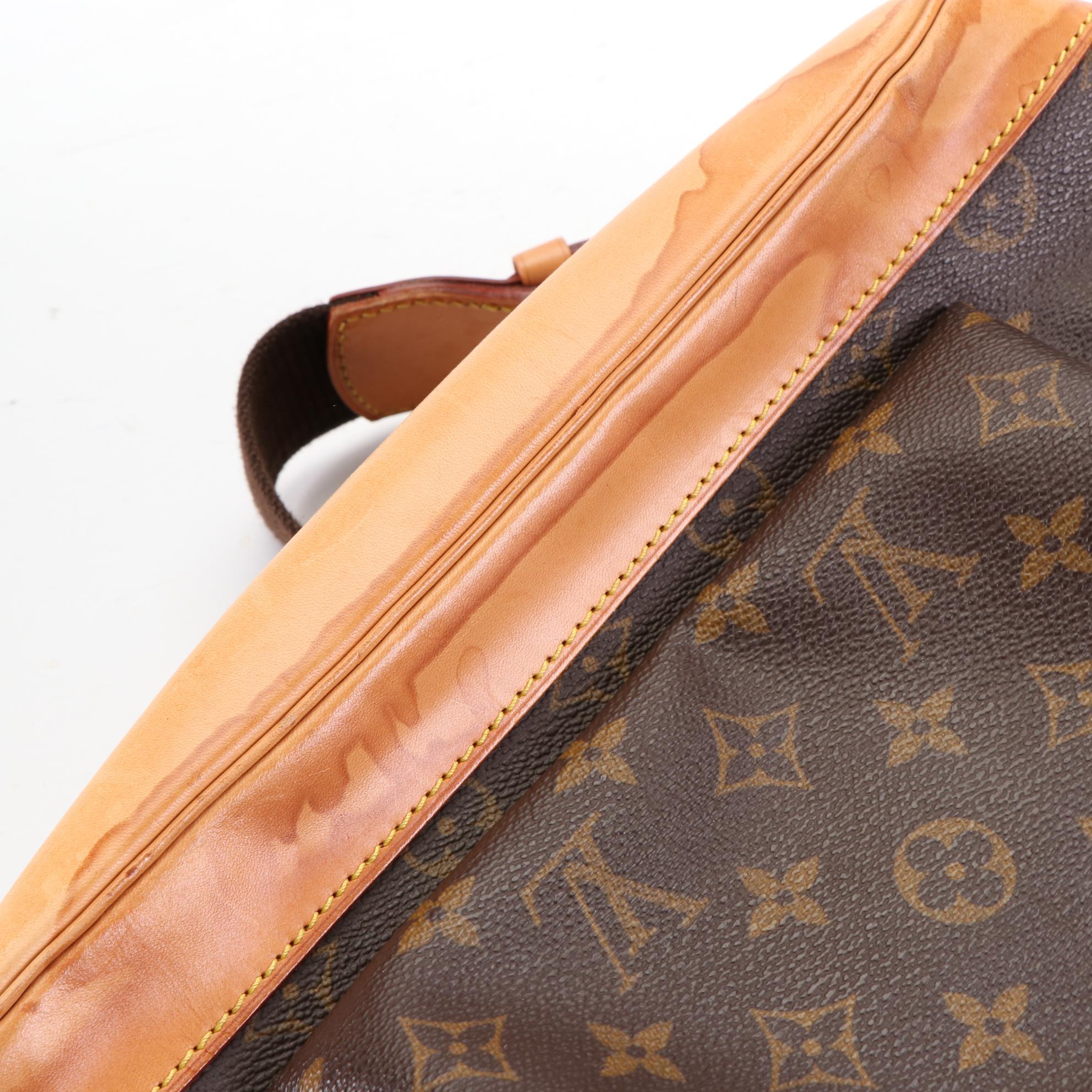 Louis Vuitton Montsouris GM Backpack in Monogram Canvas and Leather