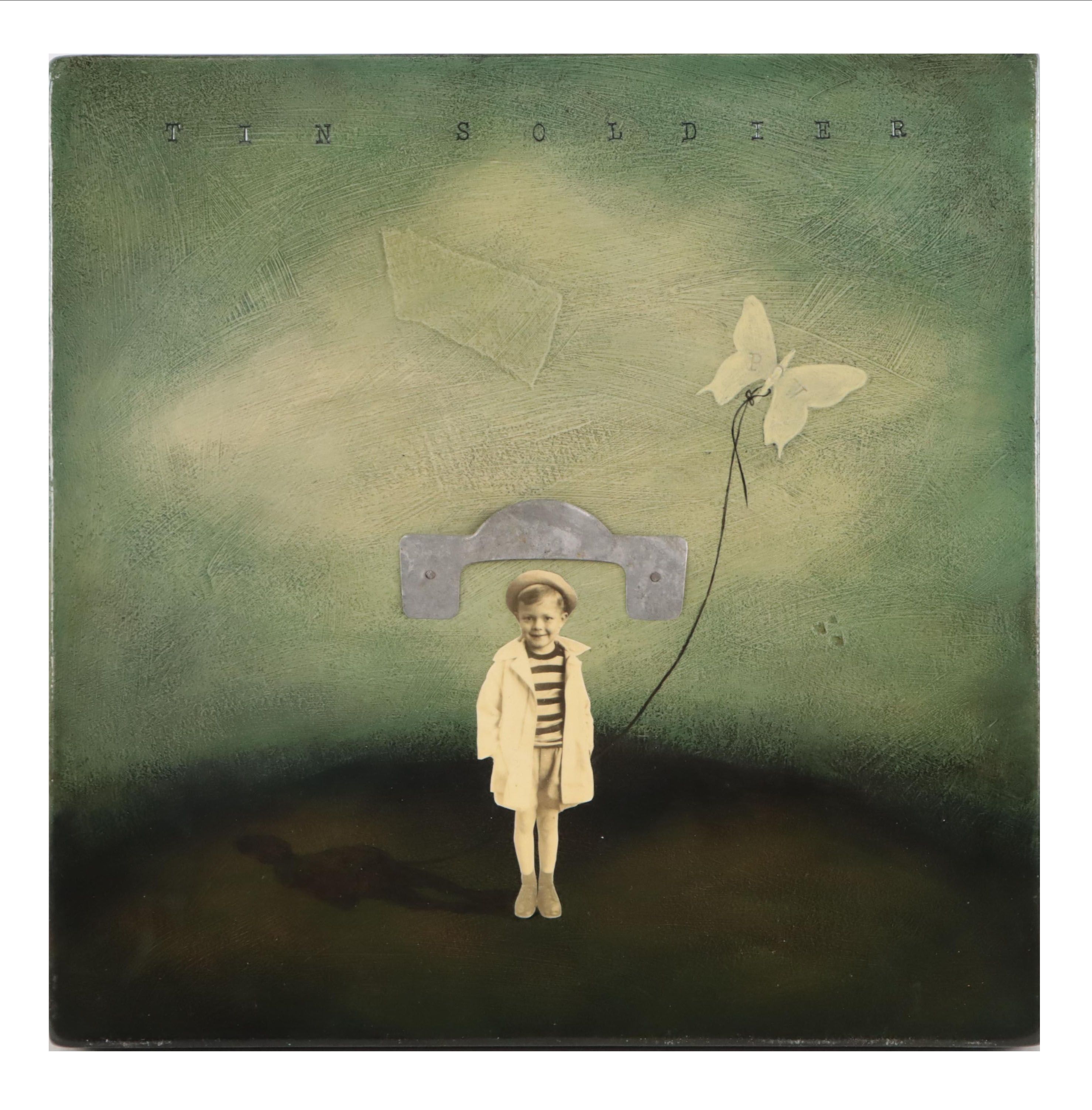 Sheryl Pierson Mixed Media Composition "Tin Solider," 21st Century