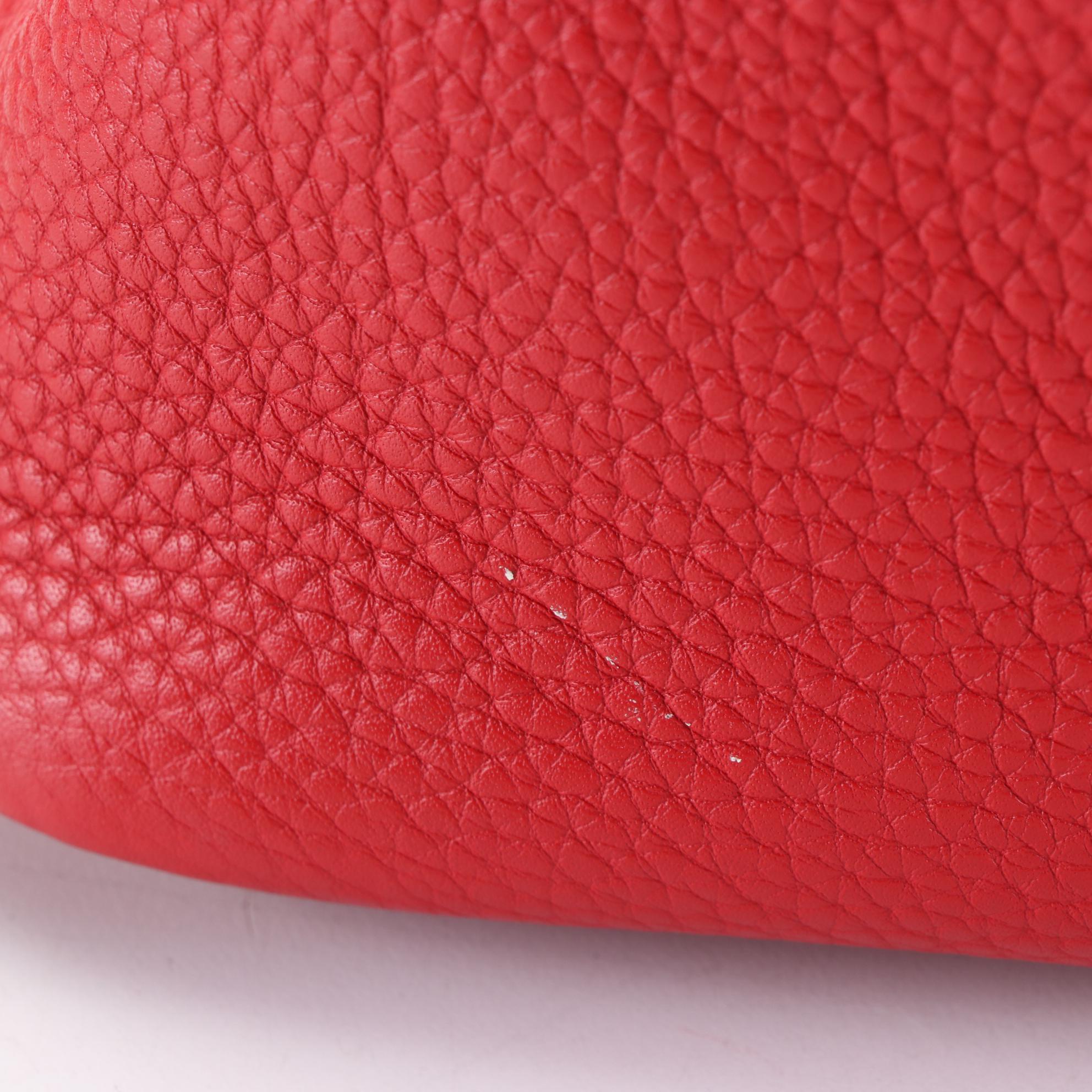 Hermès Picotin Lock 22 Bag in Rouge Togo Leather