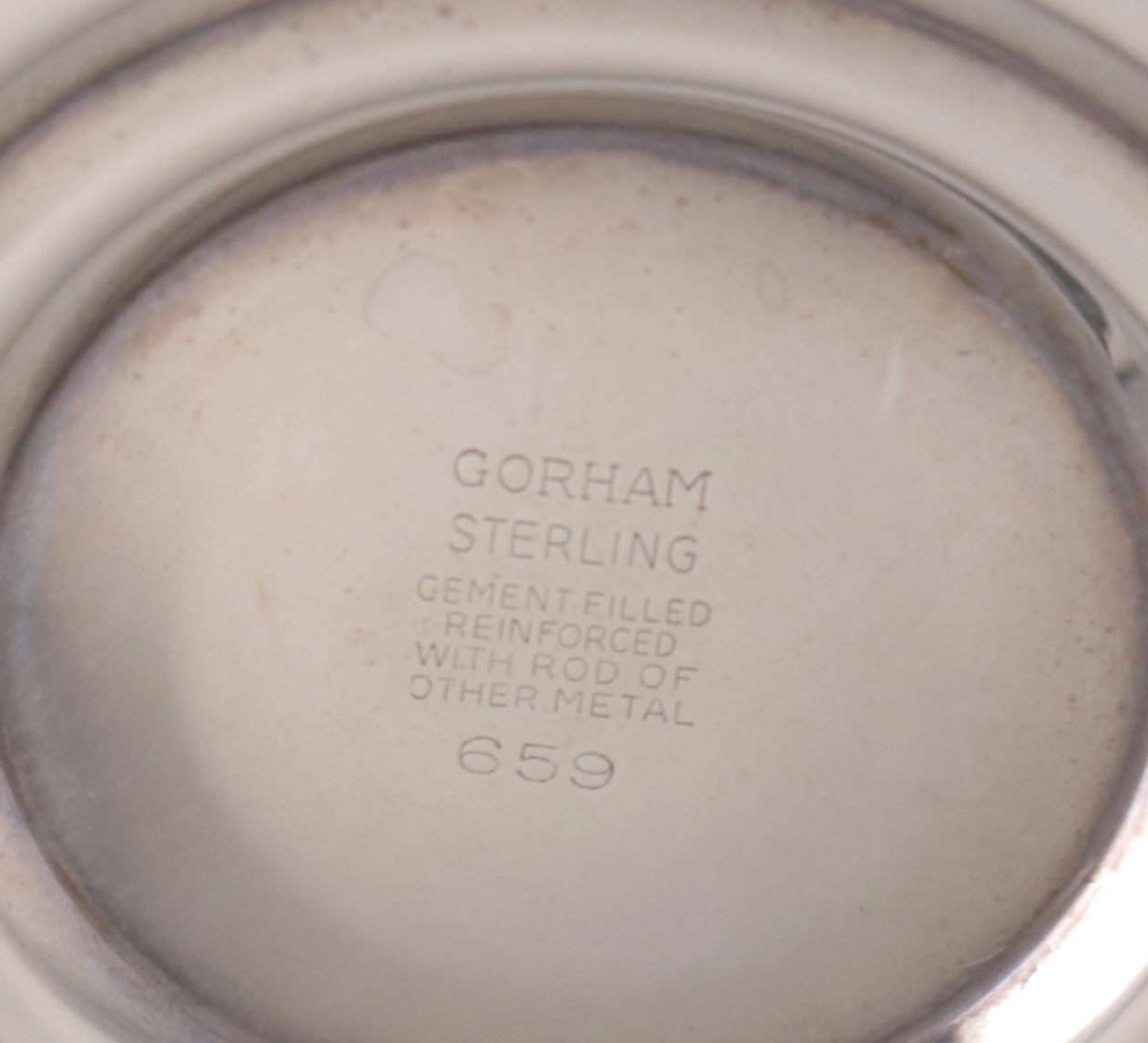 Gorham "Pilgrim" Weighted Sterling Silver Convertible Candelabra