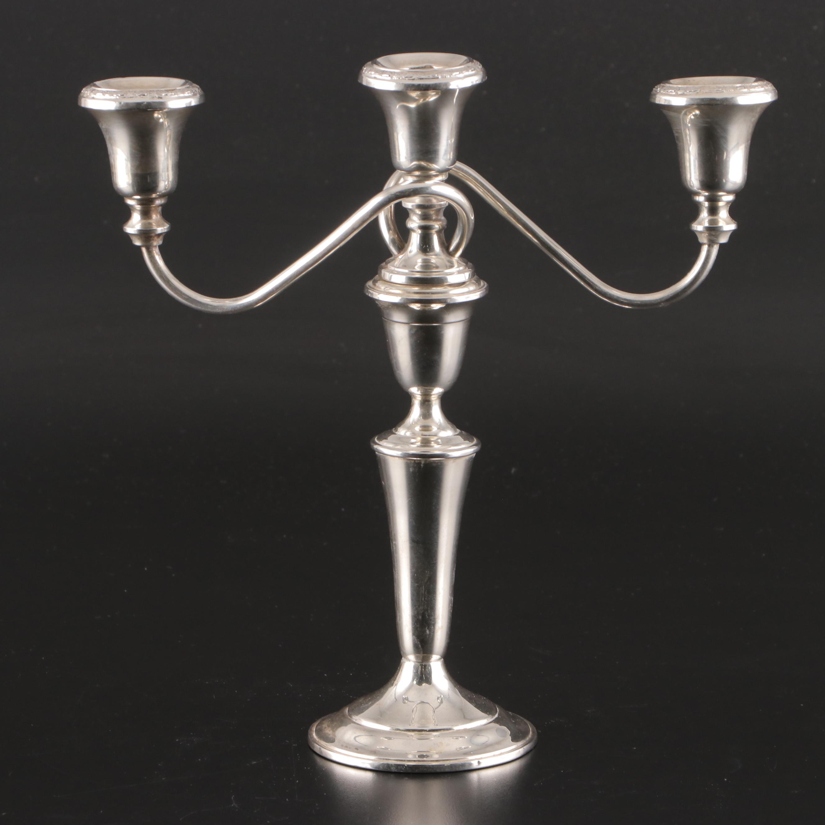 Gorham and Alvin Weighted Sterling Silver Candelabra