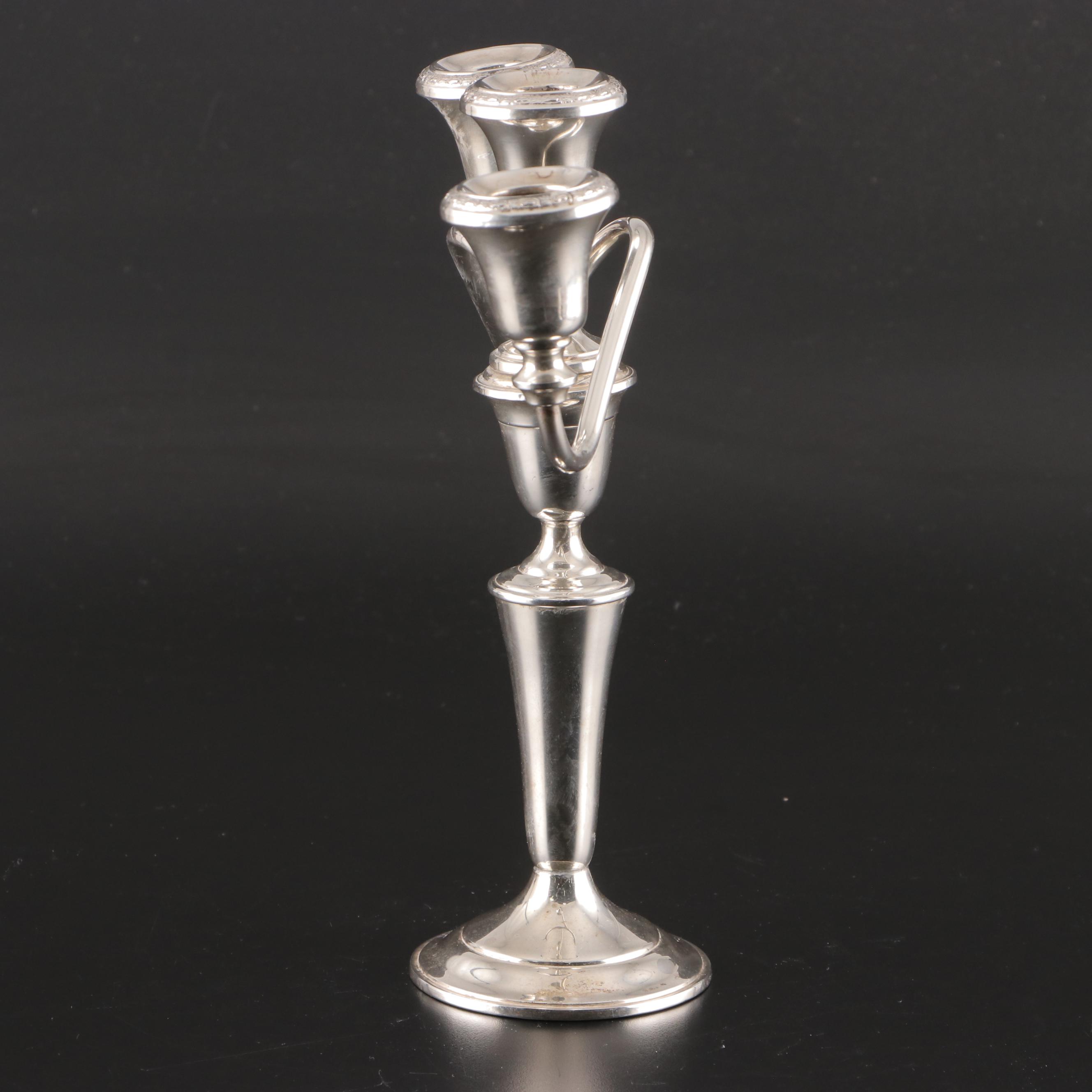 Gorham and Alvin Weighted Sterling Silver Candelabra