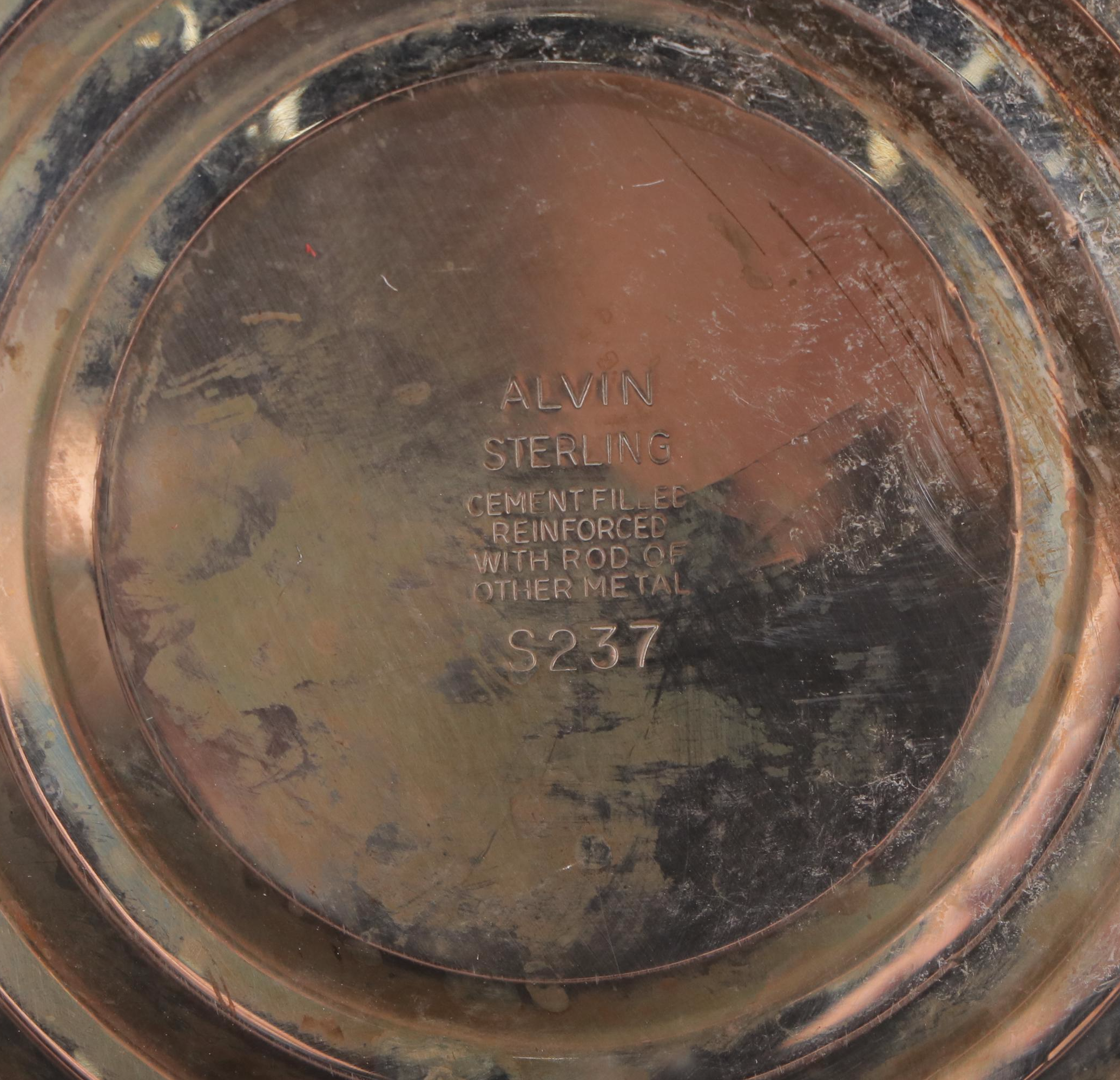 Gorham and Alvin Weighted Sterling Silver Candelabra