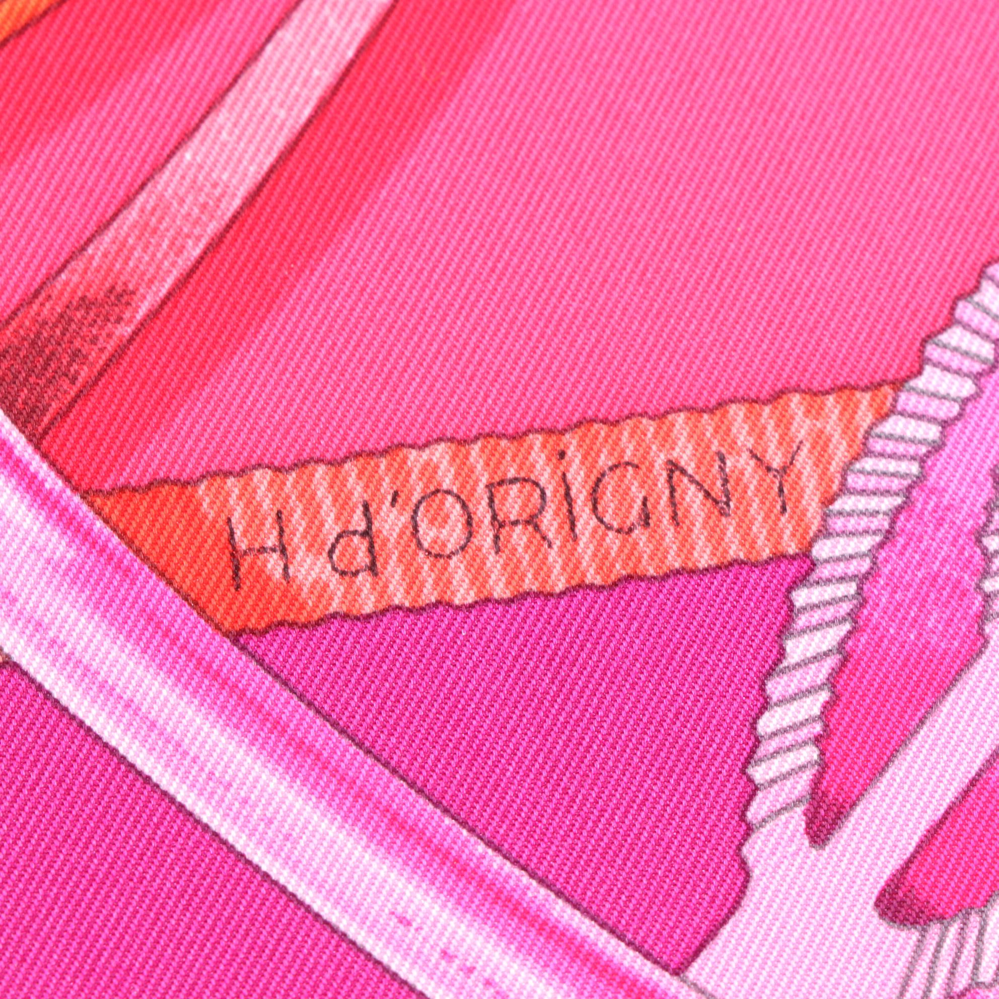 Hermès "Grand Manège" Scarf 90 in Silk Twill with Box