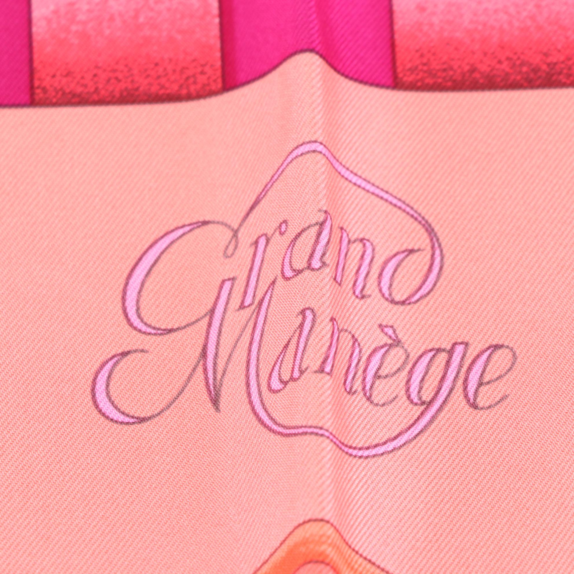 Hermès "Grand Manège" Scarf 90 in Silk Twill with Box