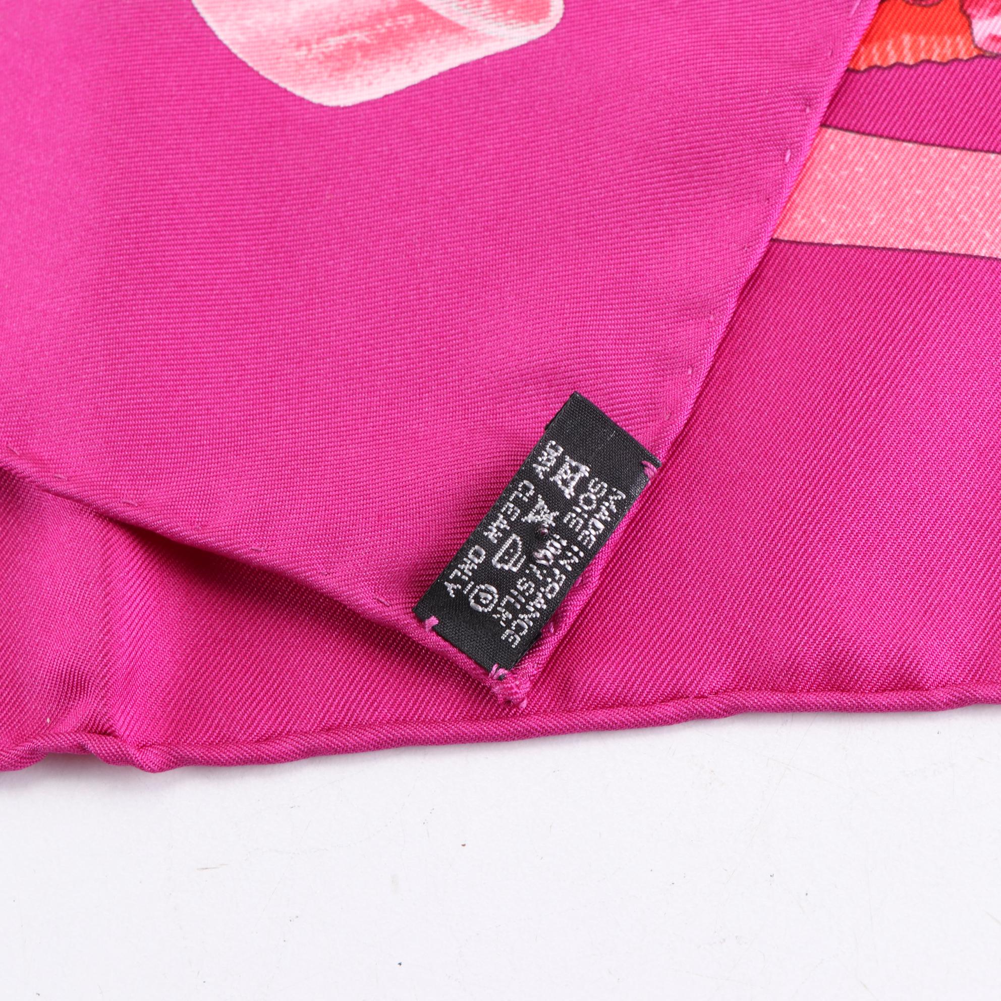 Hermès "Grand Manège" Scarf 90 in Silk Twill with Box