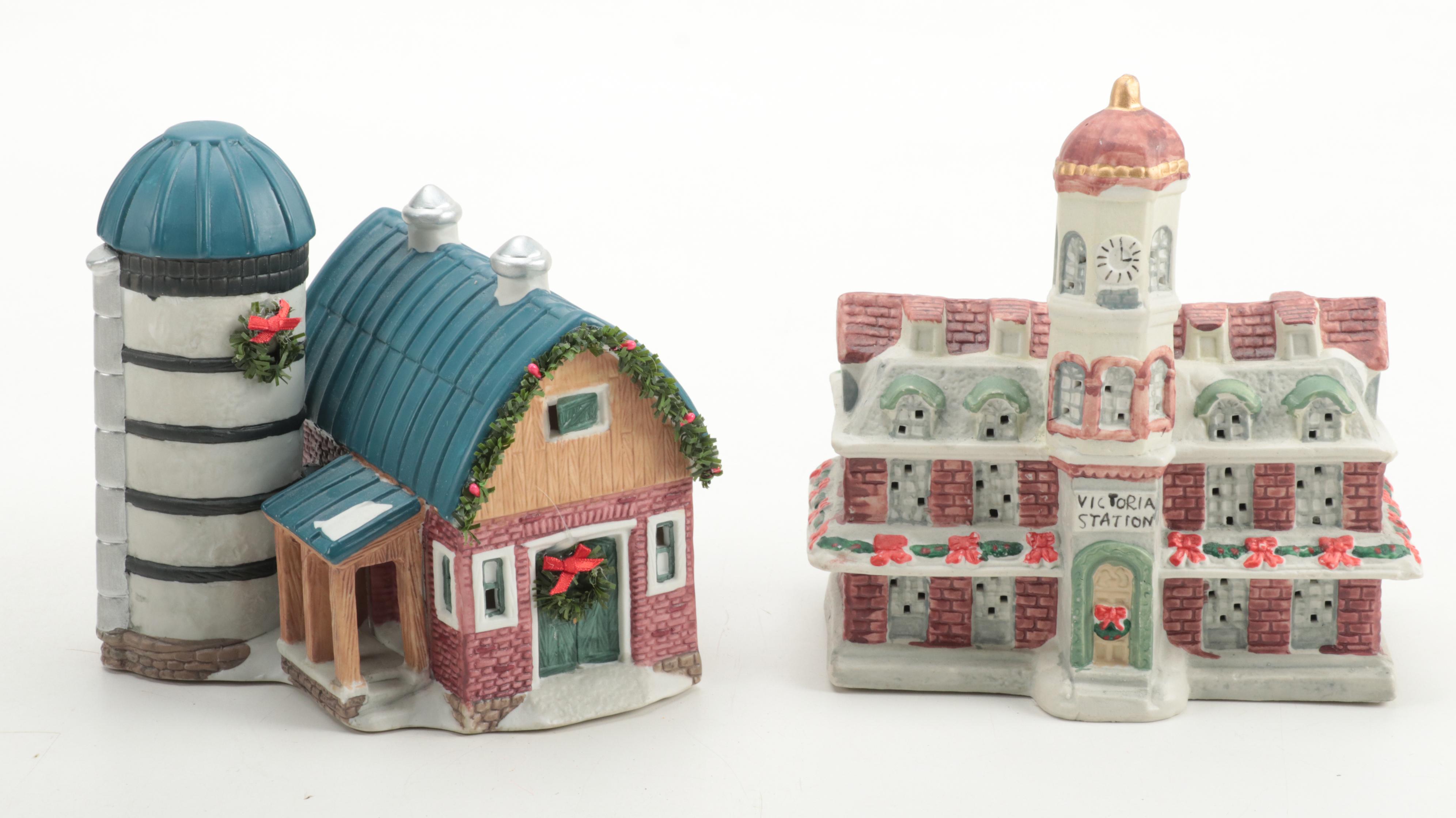 Christmas Valley Main Street Collection and More Seasonal Building Figurines