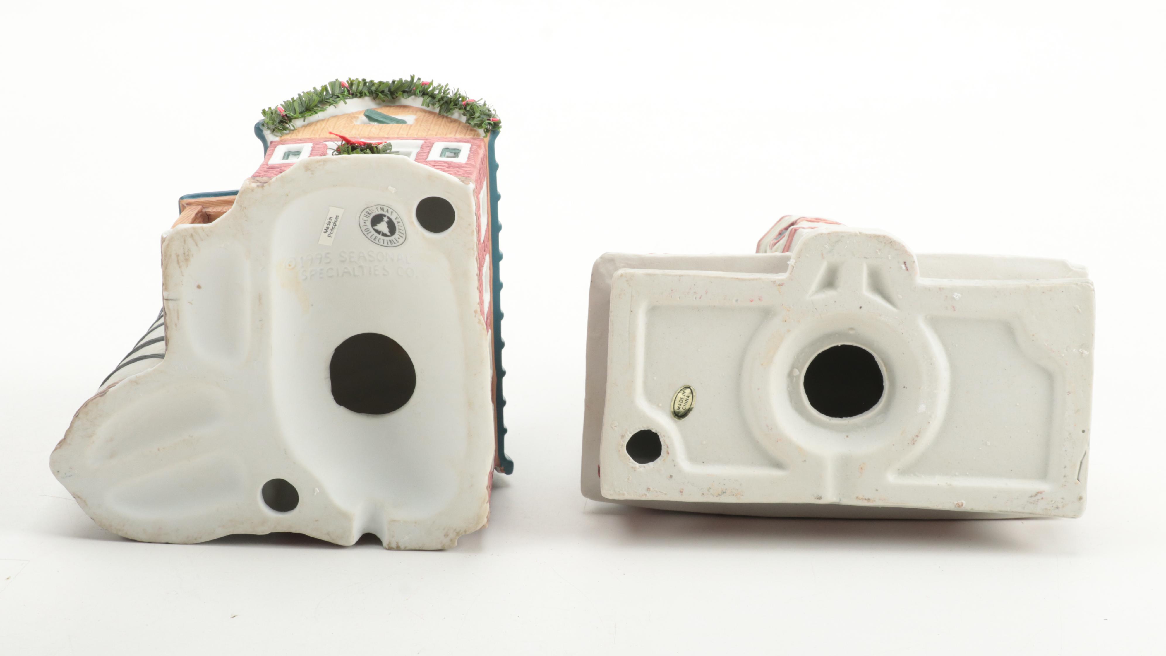 Christmas Valley Main Street Collection and More Seasonal Building Figurines