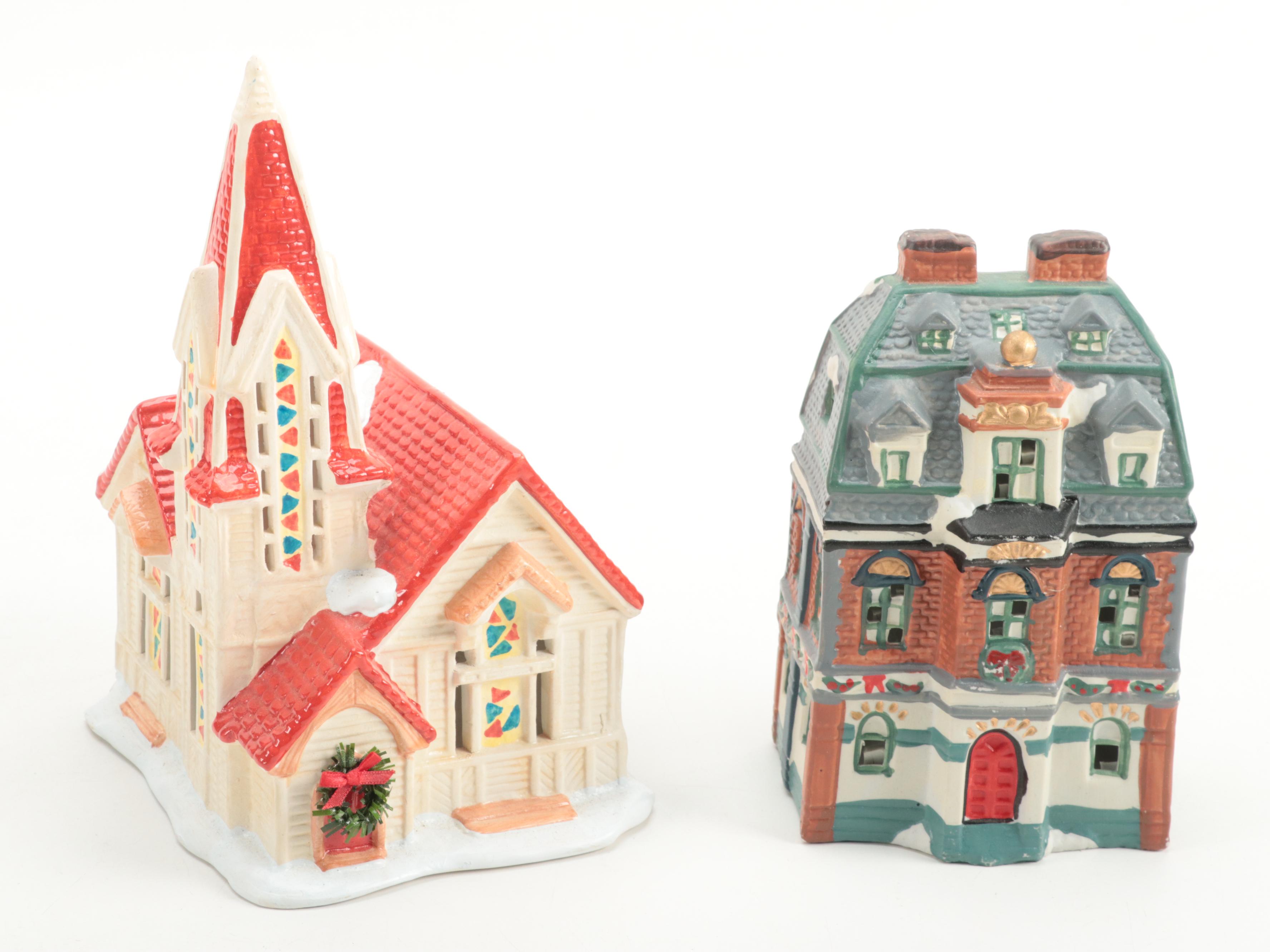 Christmas Valley Main Street Collection and More Seasonal Building Figurines
