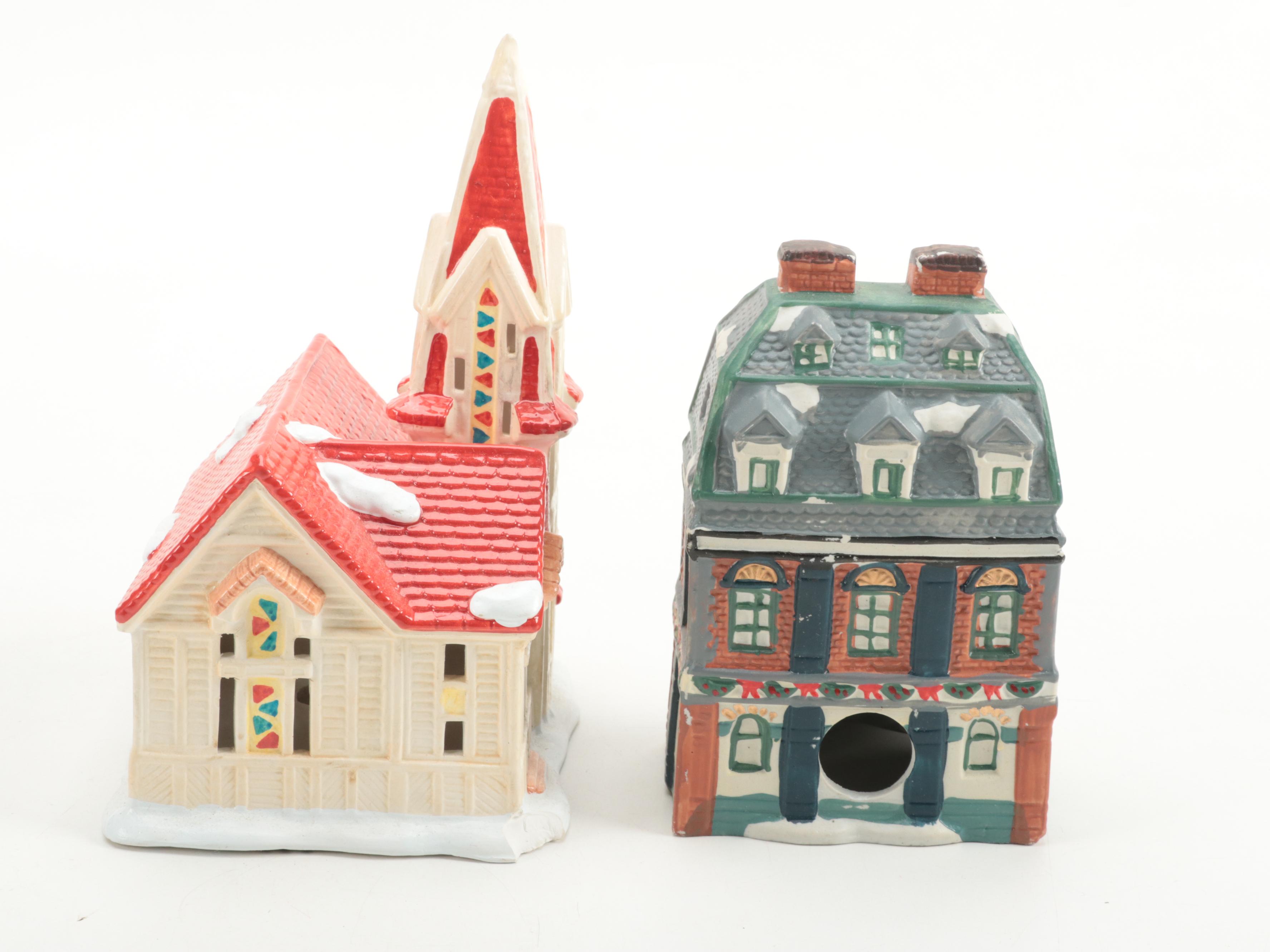 Christmas Valley Main Street Collection and More Seasonal Building Figurines