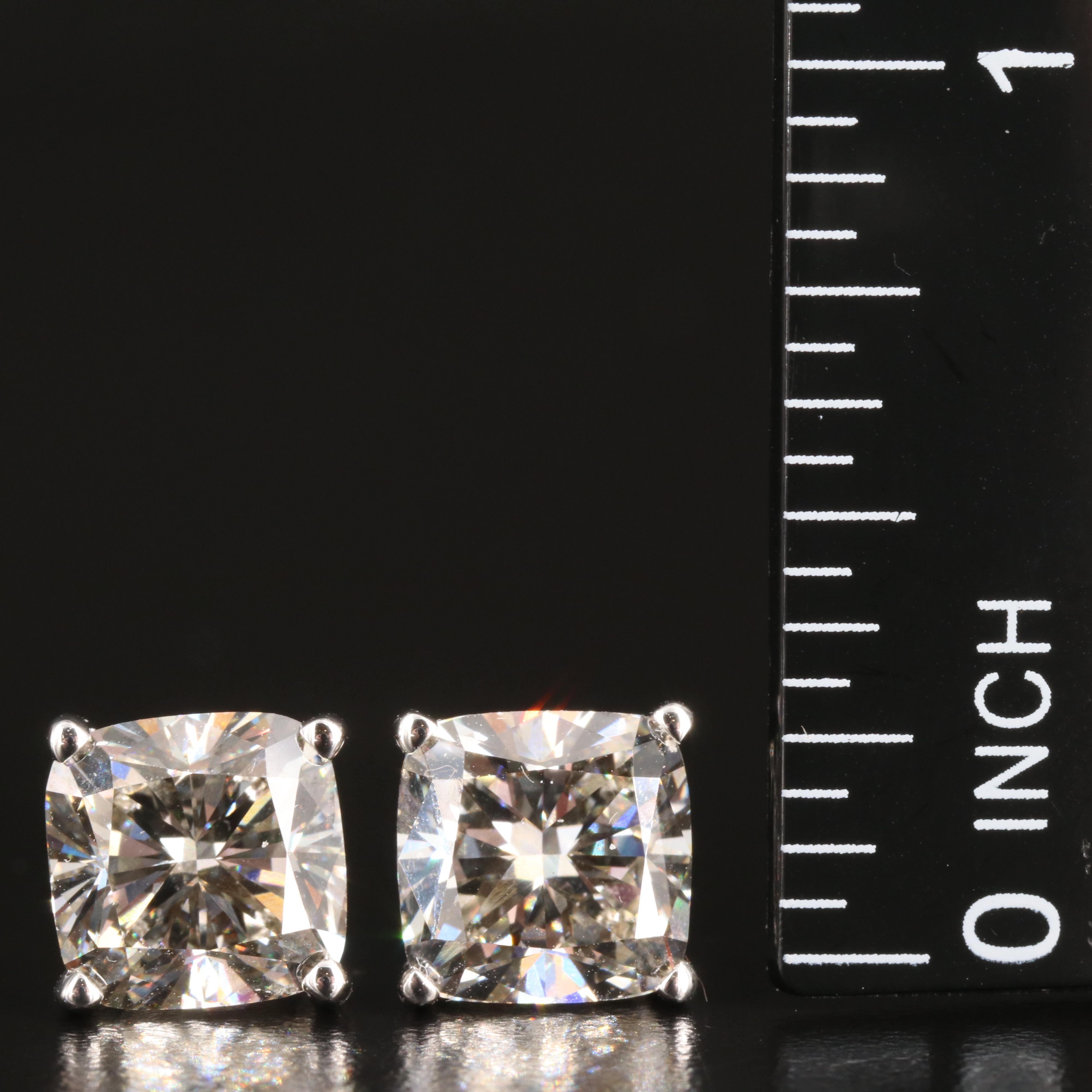 14K 6.10 CTW Lab Grown Diamond Earrings